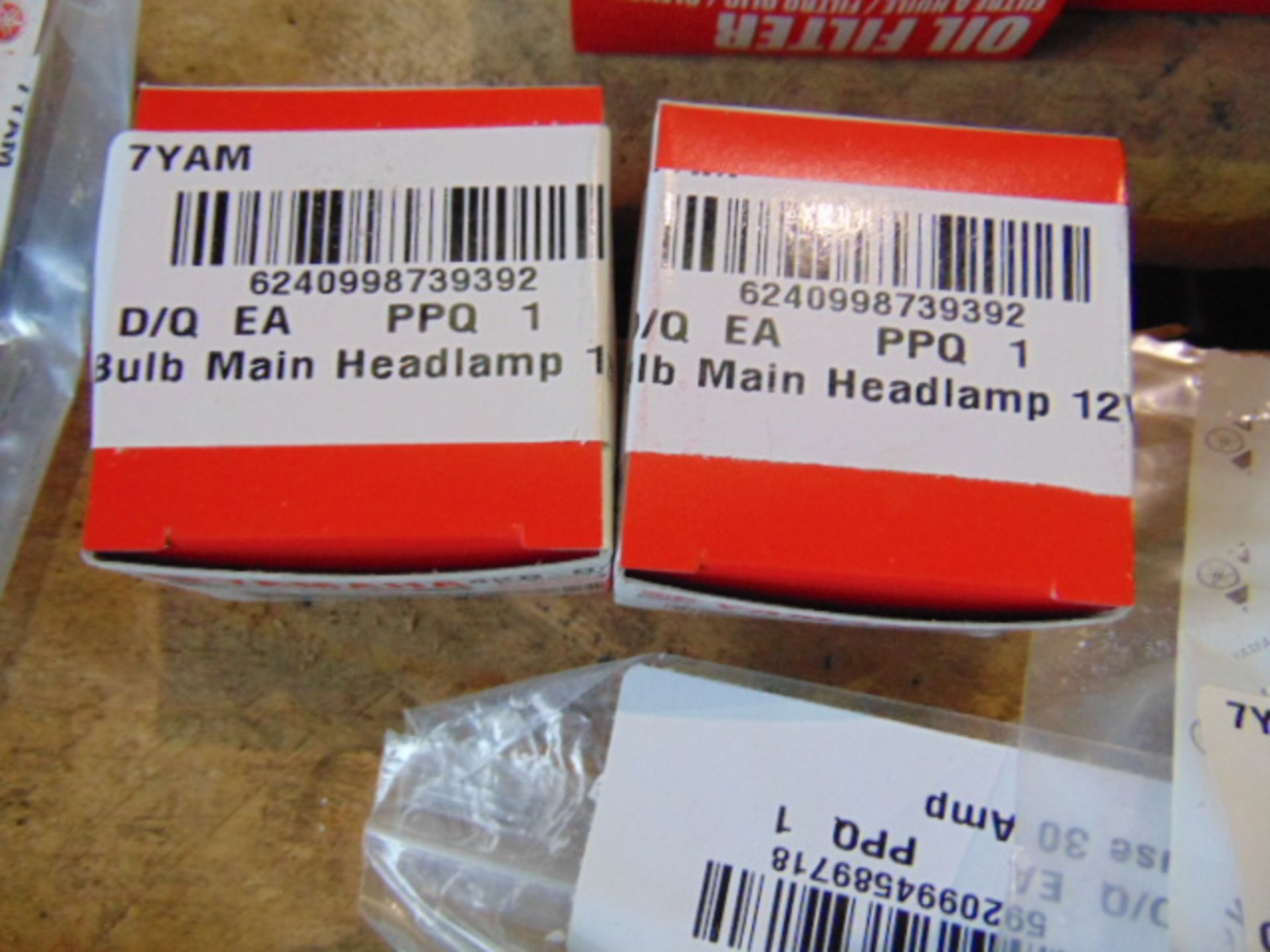 Yamaha Grizzly Maintenance Spares consisting of Spark Plugs, Filters, Belts, Lamps, Fuses Brake Pads - Image 6 of 10