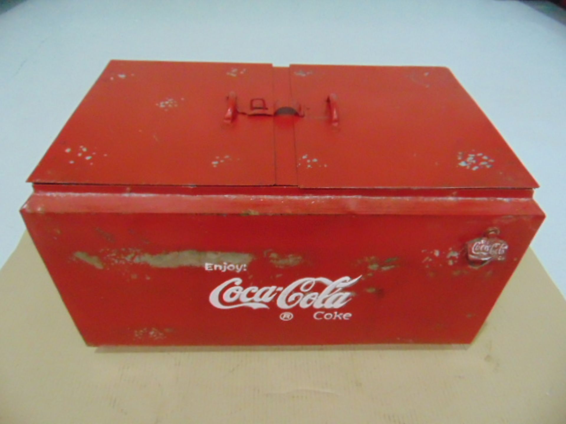 Vintage Coca Cola Double Cooler / Ice Box