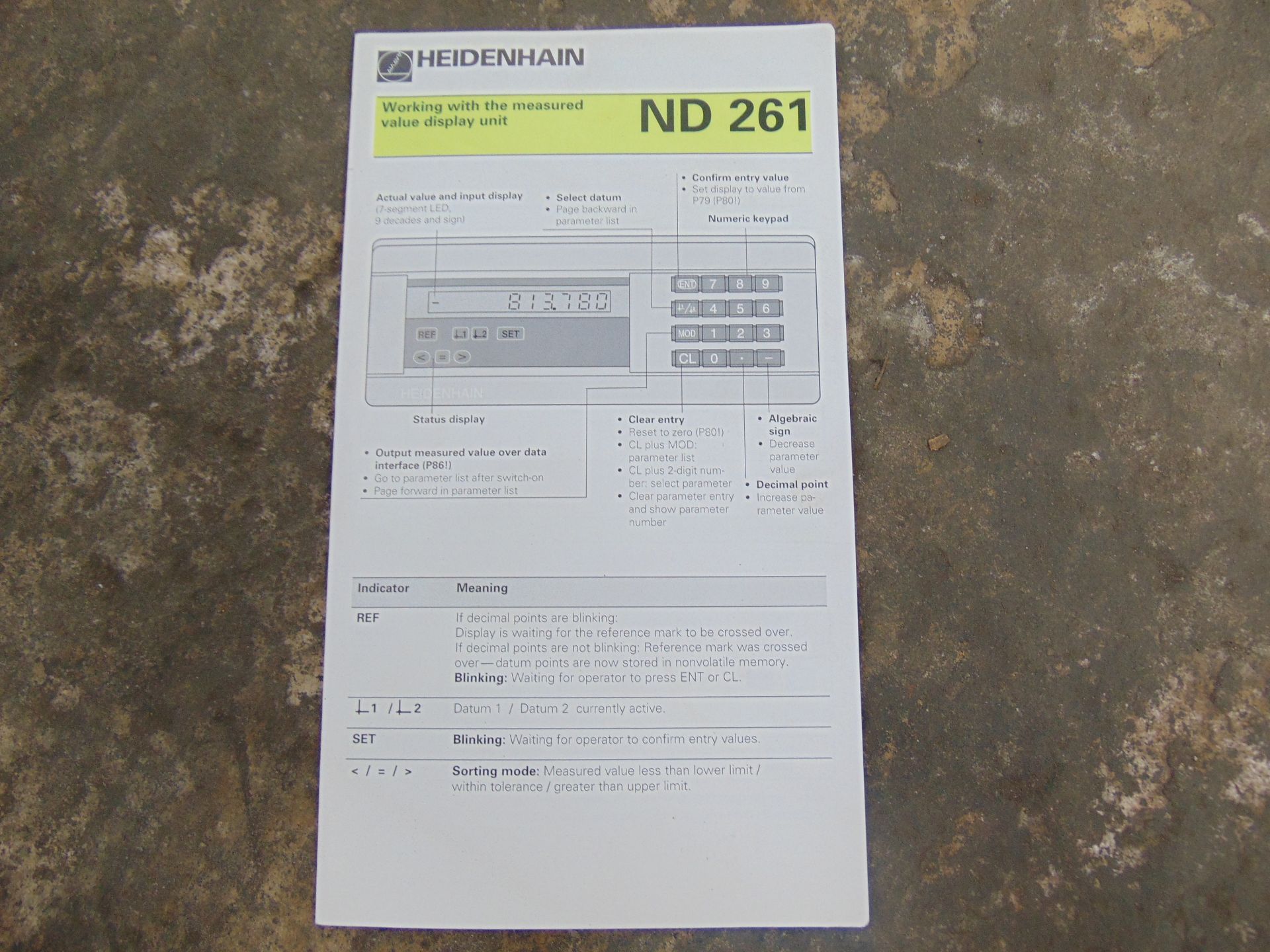 Heidenhain ND 261 Measured Value Display Unit - Image 10 of 11