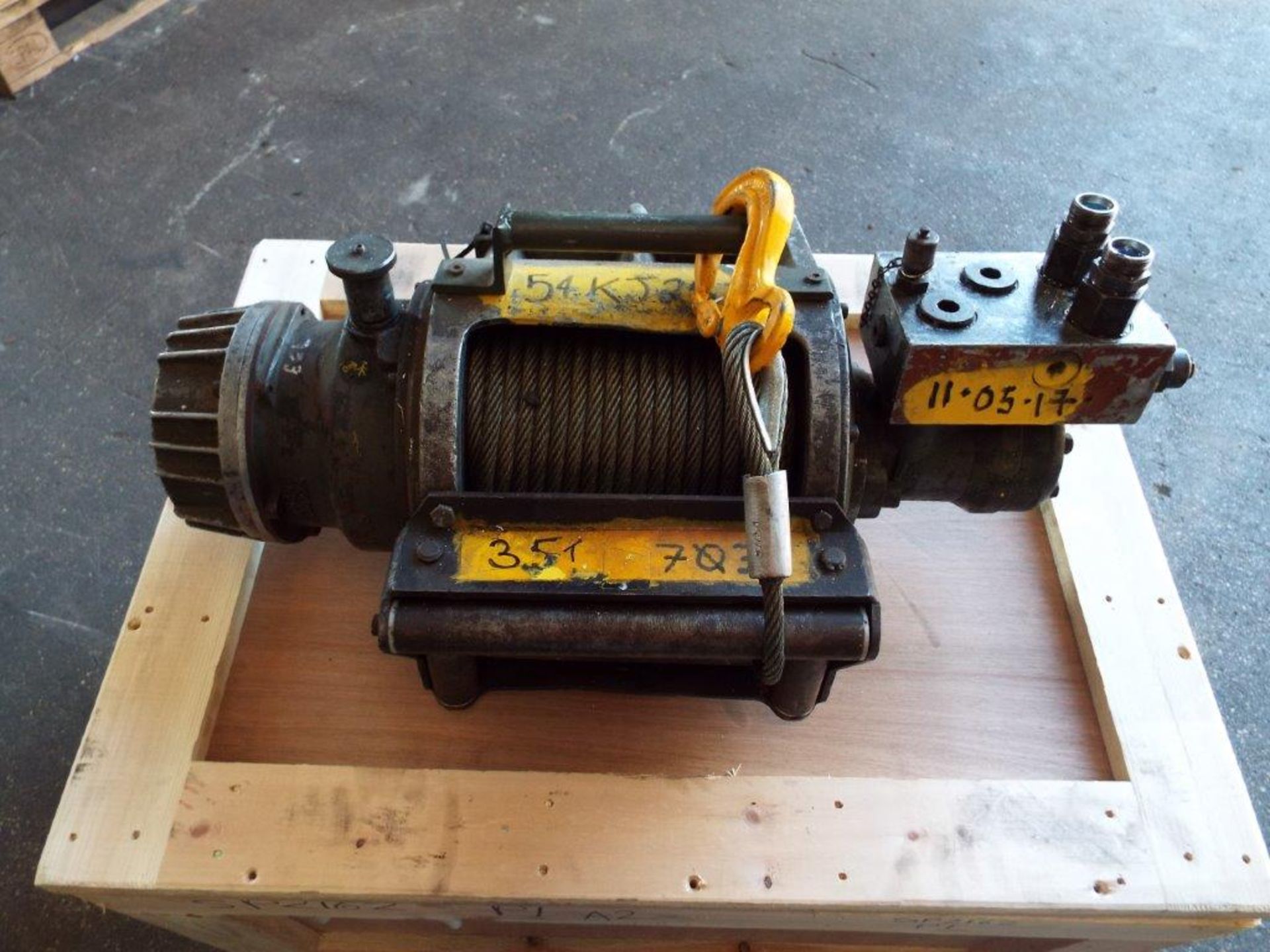 Hagglunds BV206 / Sepson 6014-020 36kN Hydraulic Winch Drum with Winch Rope