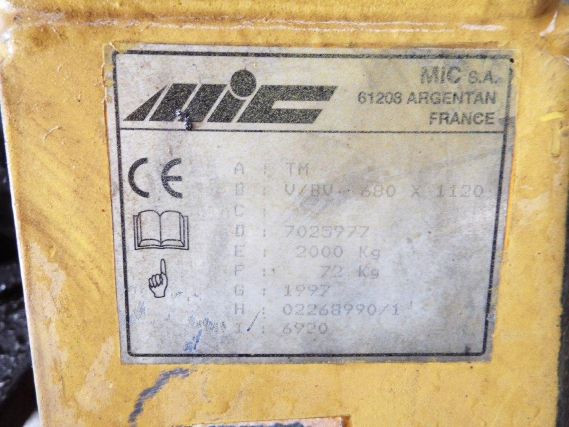 MIC 2000Kg Pallet Truck - Image 5 of 7