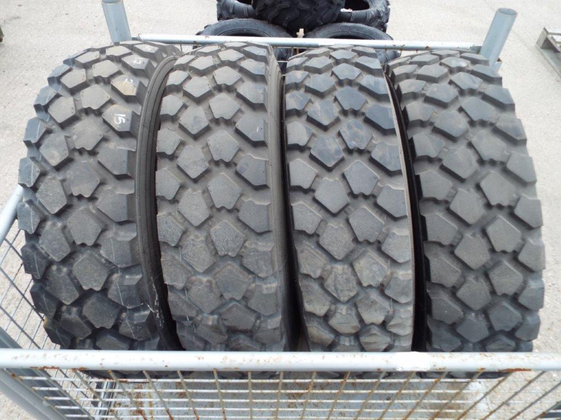 4 x Michelin XZL 255/100R16 Tyres - Image 8 of 9