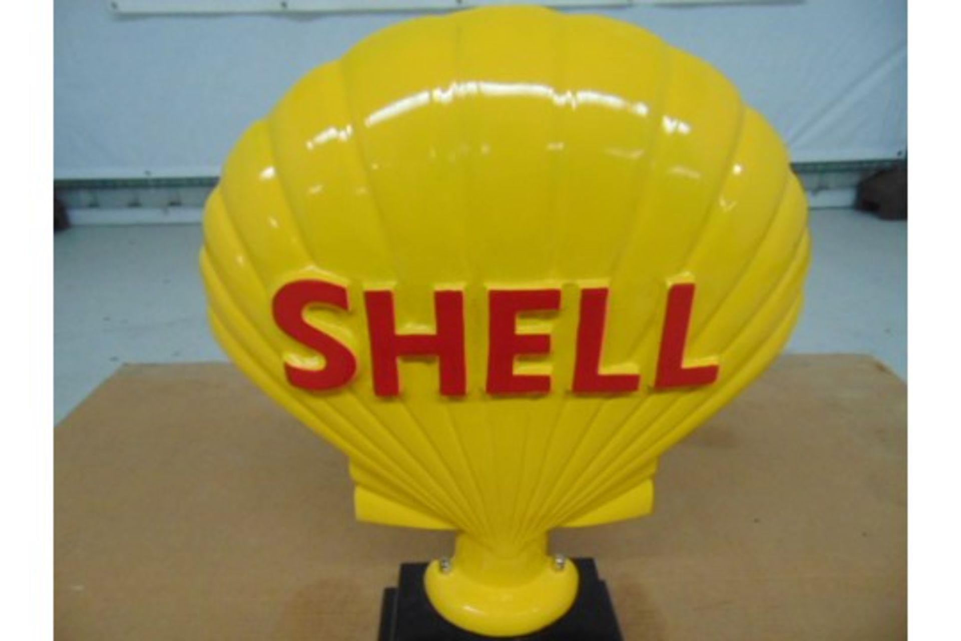 Shell Cast Aluminium Advertising Plaque with Stand - Image 2 of 4