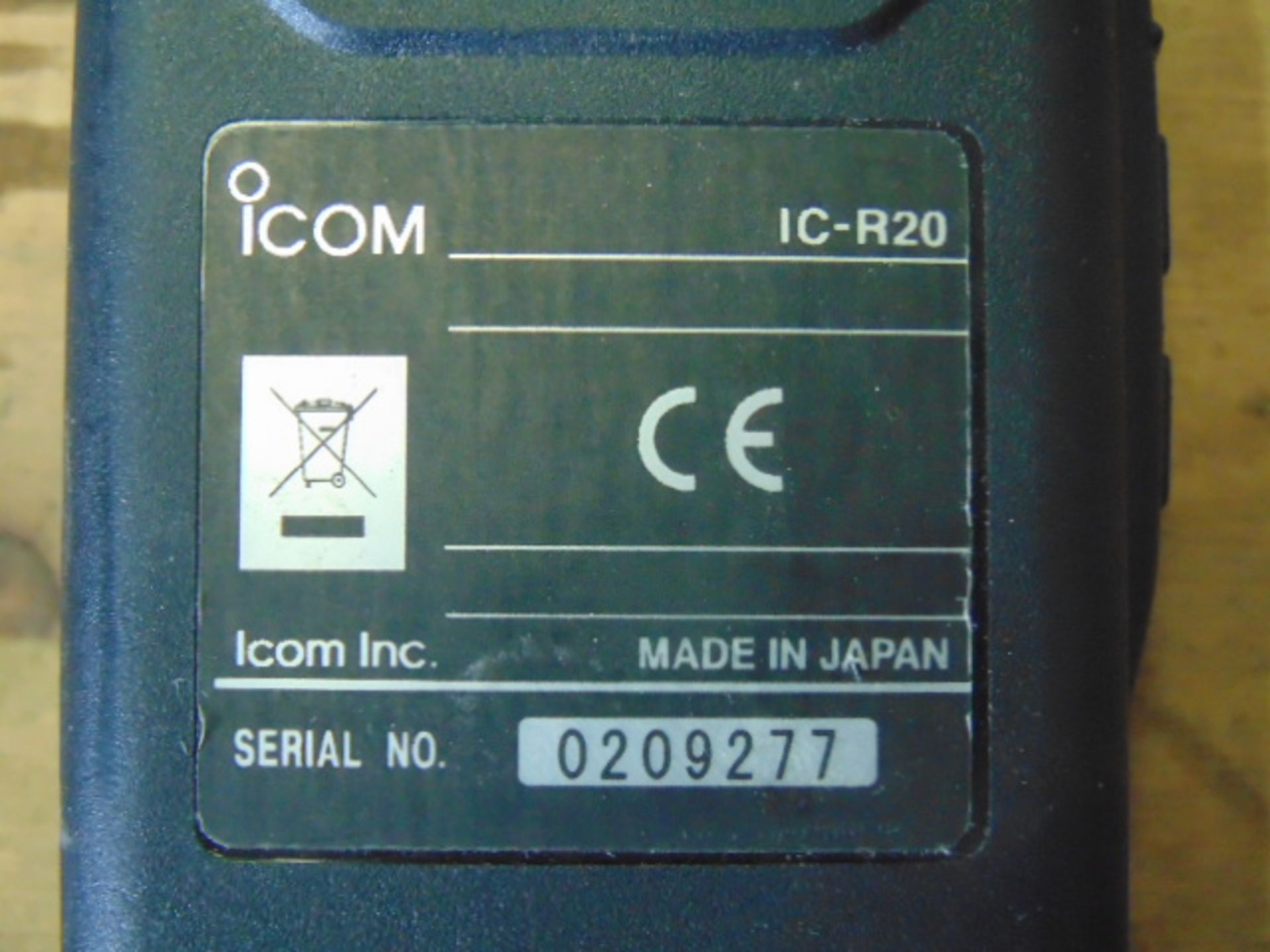 Icom IC-R20 Wideband Scanner Communications Receiver - Image 9 of 9