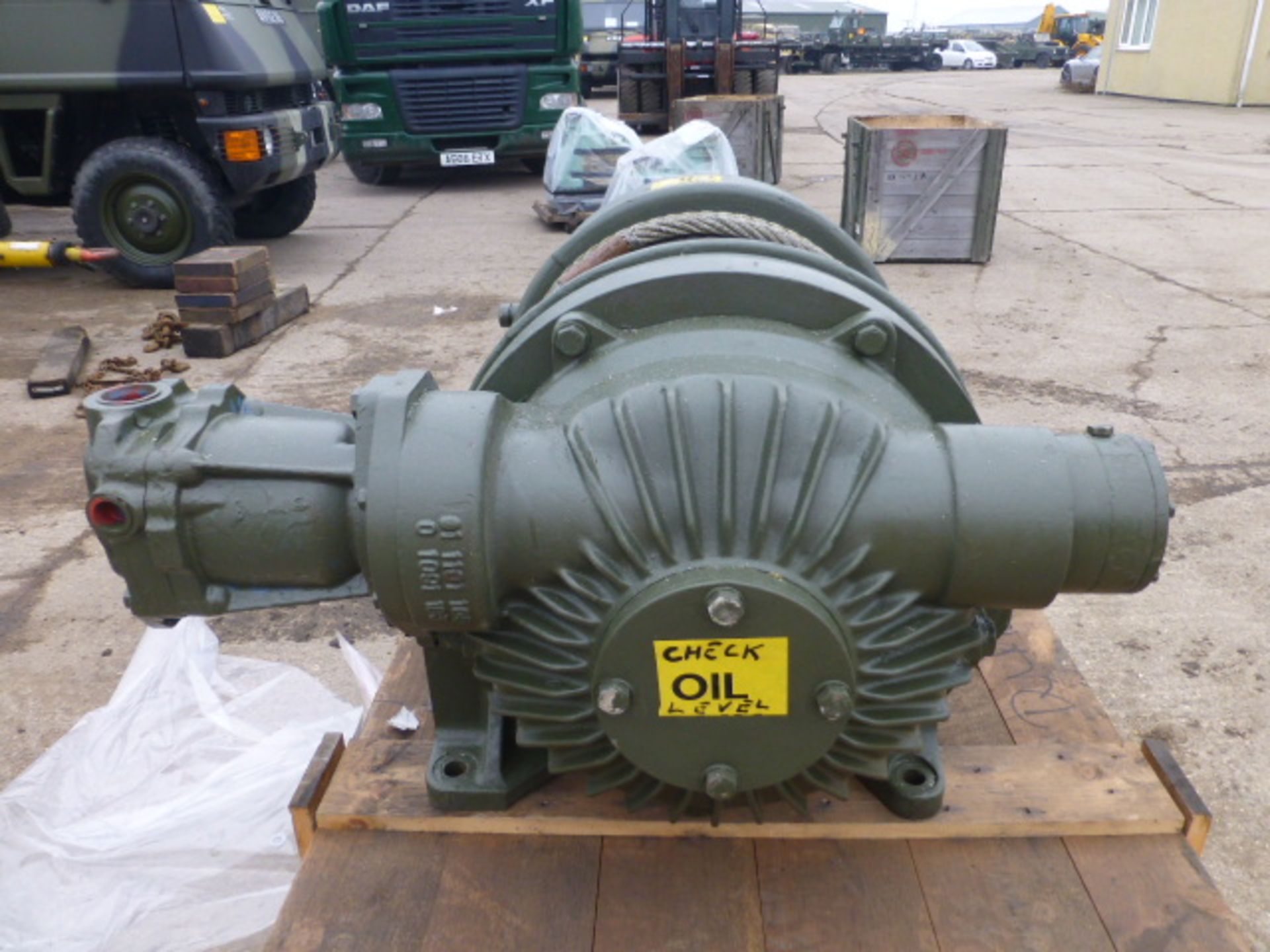 Fairey Wharton 10 ton Recvery Vehicle Mounted Mechanical Winch Drum - Image 3 of 7