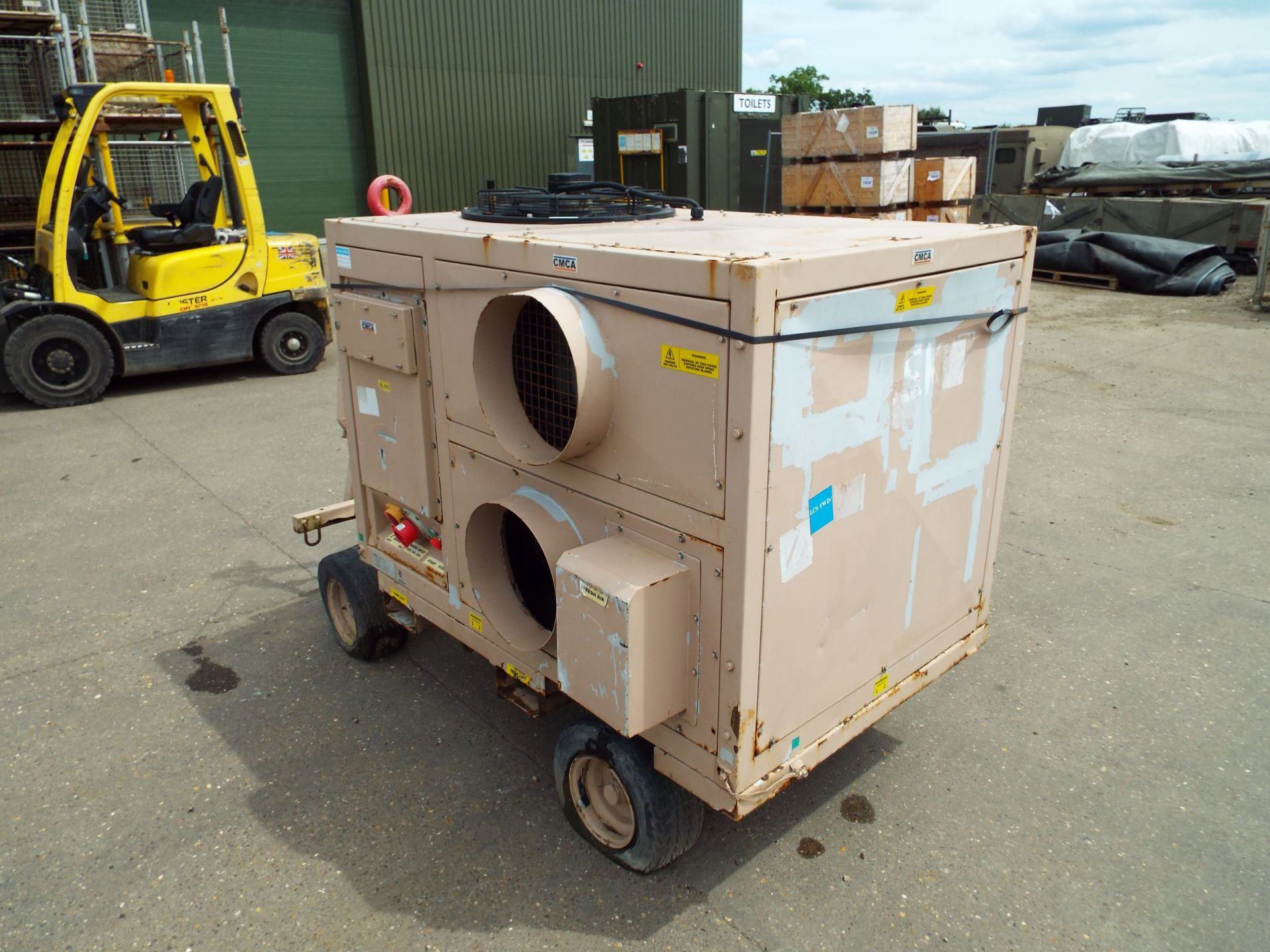 Trailer Mounted CMCA C120-S Ruggedised Air Conditioning Unit - Image 2 of 17