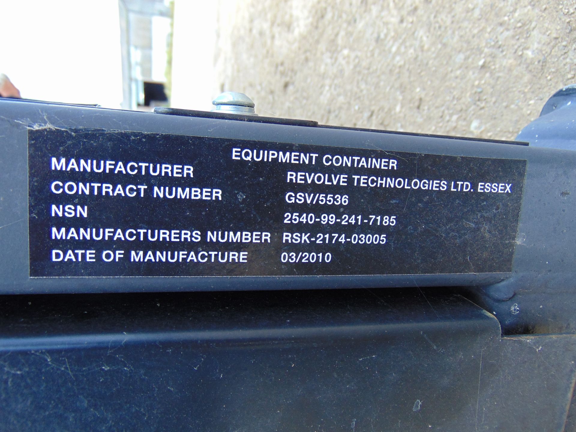 Unissued Heavy Duty Stackable Equipment Container - Bild 5 aus 7