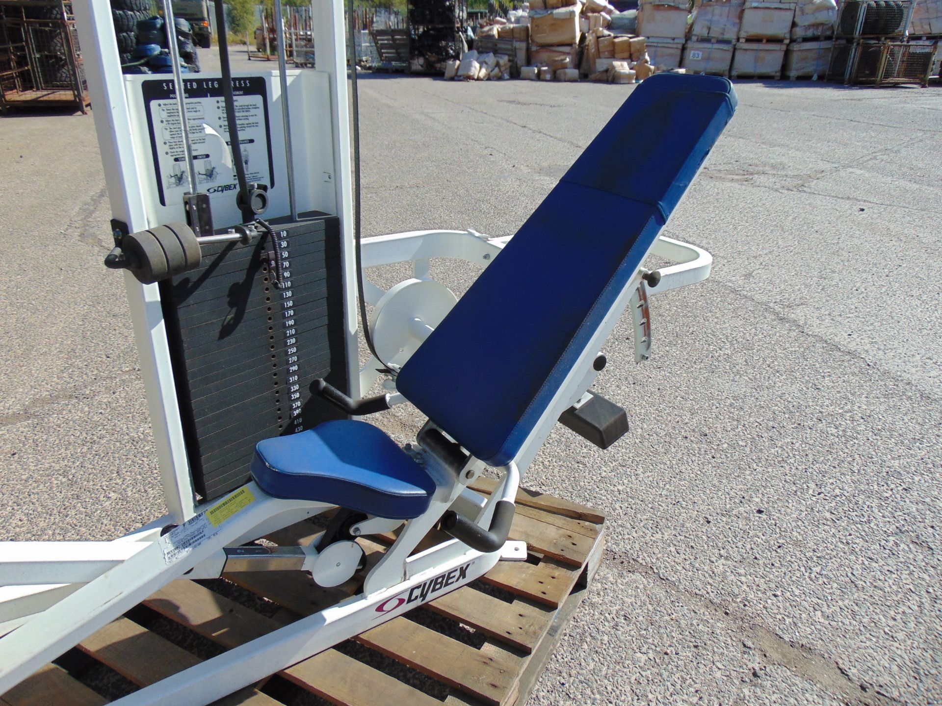 Cybex Seated Leg Press Exercise Machine - Image 2 of 8