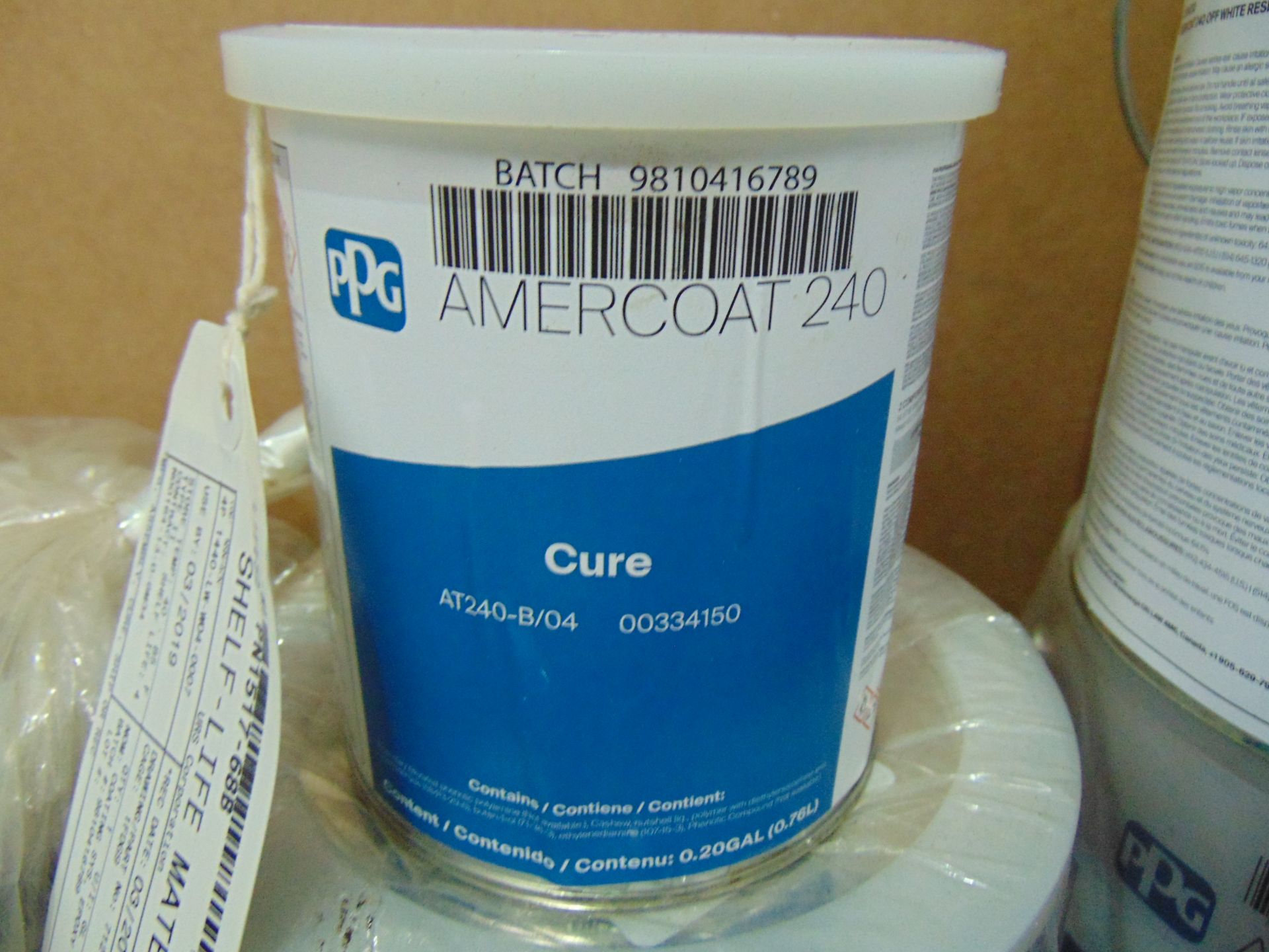 40 x Unissued Cans of Amercoat 240 Off White Resin - Bild 5 aus 7