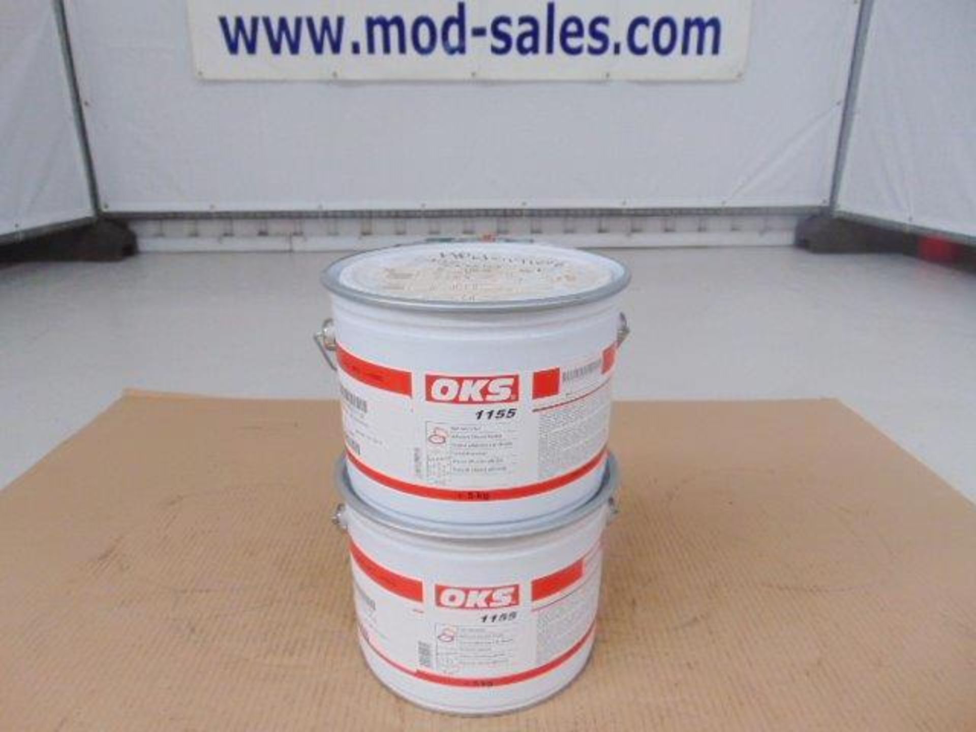 2 x 5Kg Tins of OKS 1155 Adherent Silicone Grease