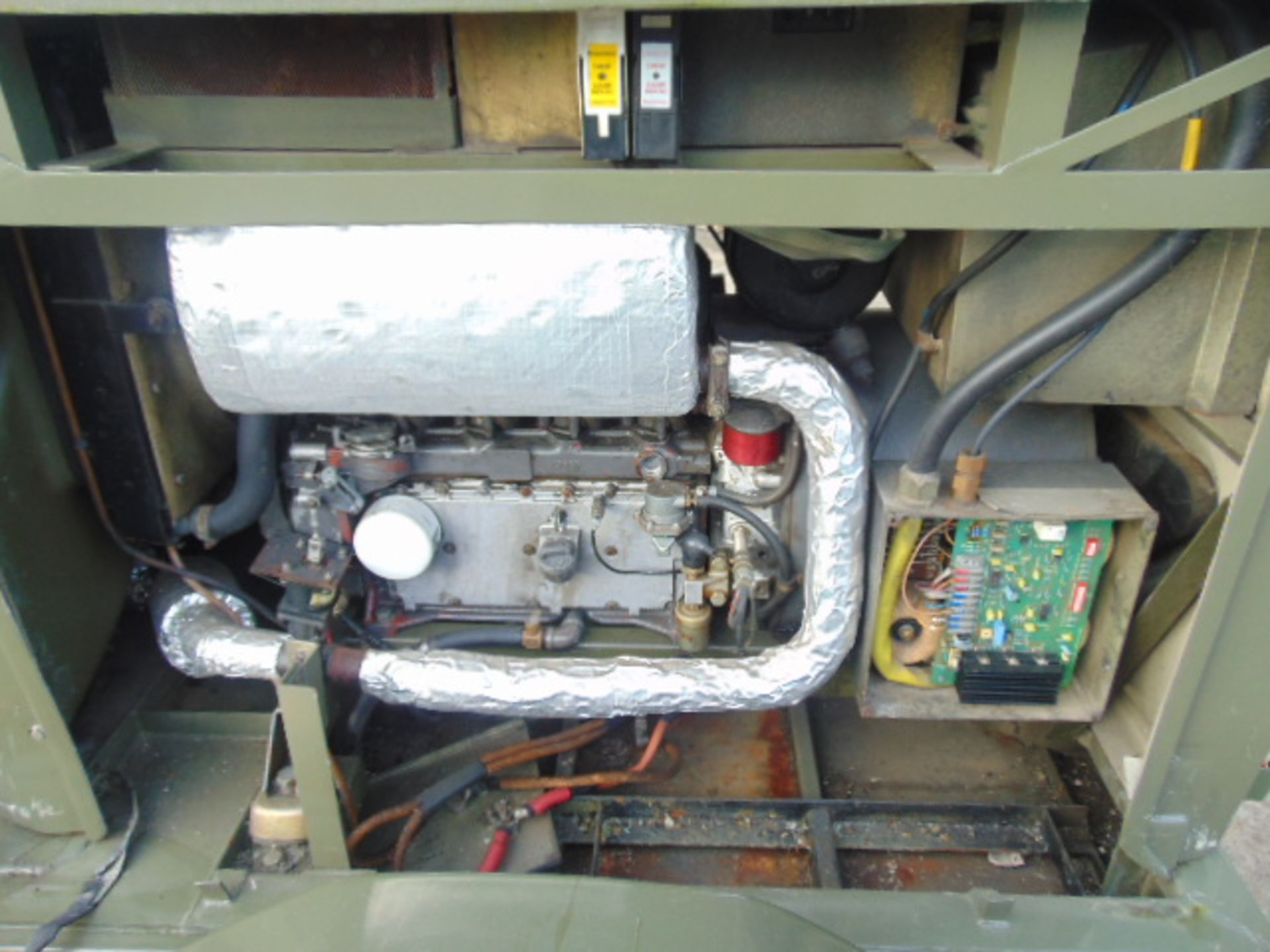 Ex Uk Royal Air Force Trailer Mounted 25 KVA Generator - Image 7 of 11