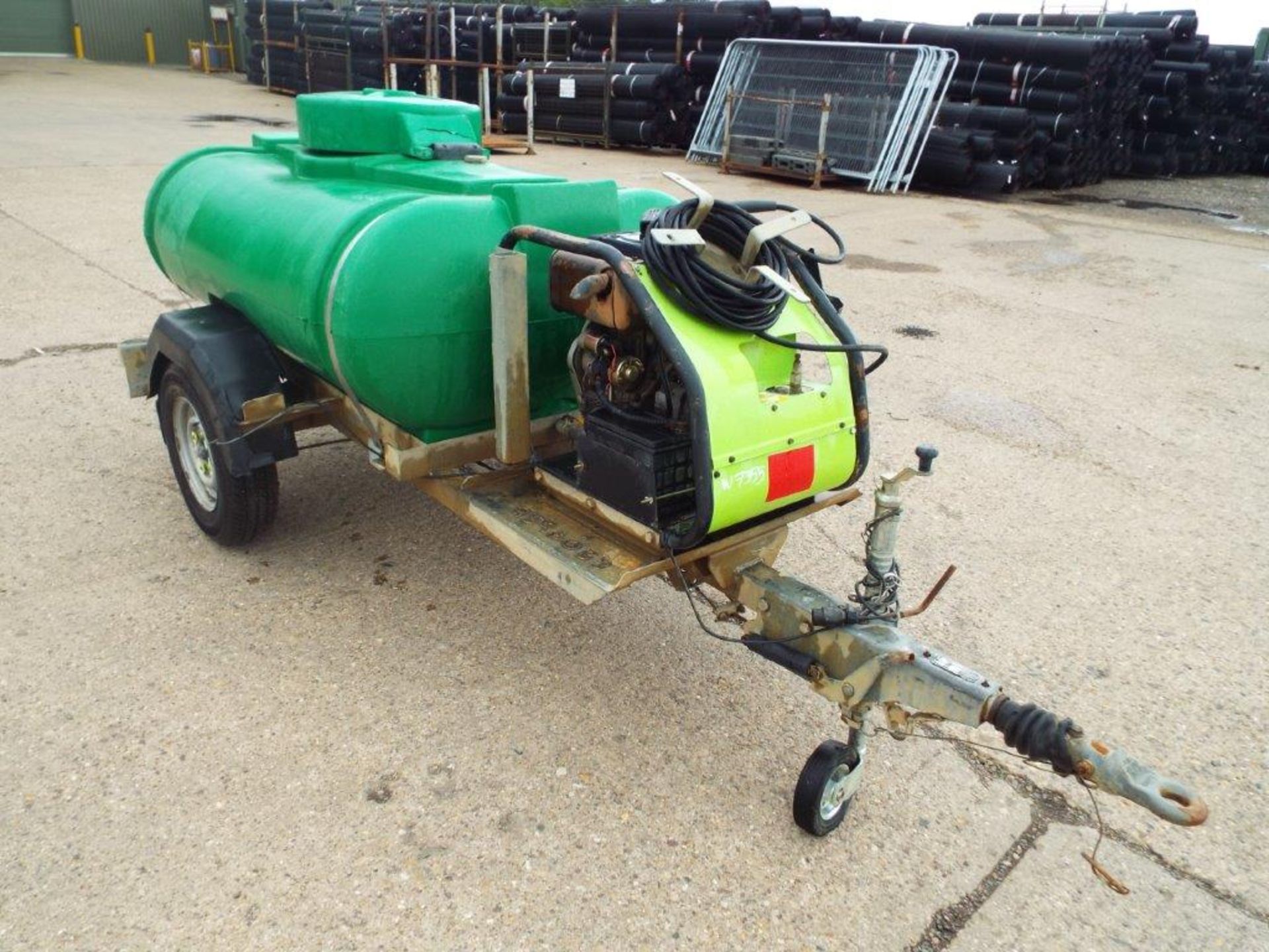 Brendon Trailer Mounted Pressure Washer with 1000 litre Water Tank and Yanmar Diesel Engine