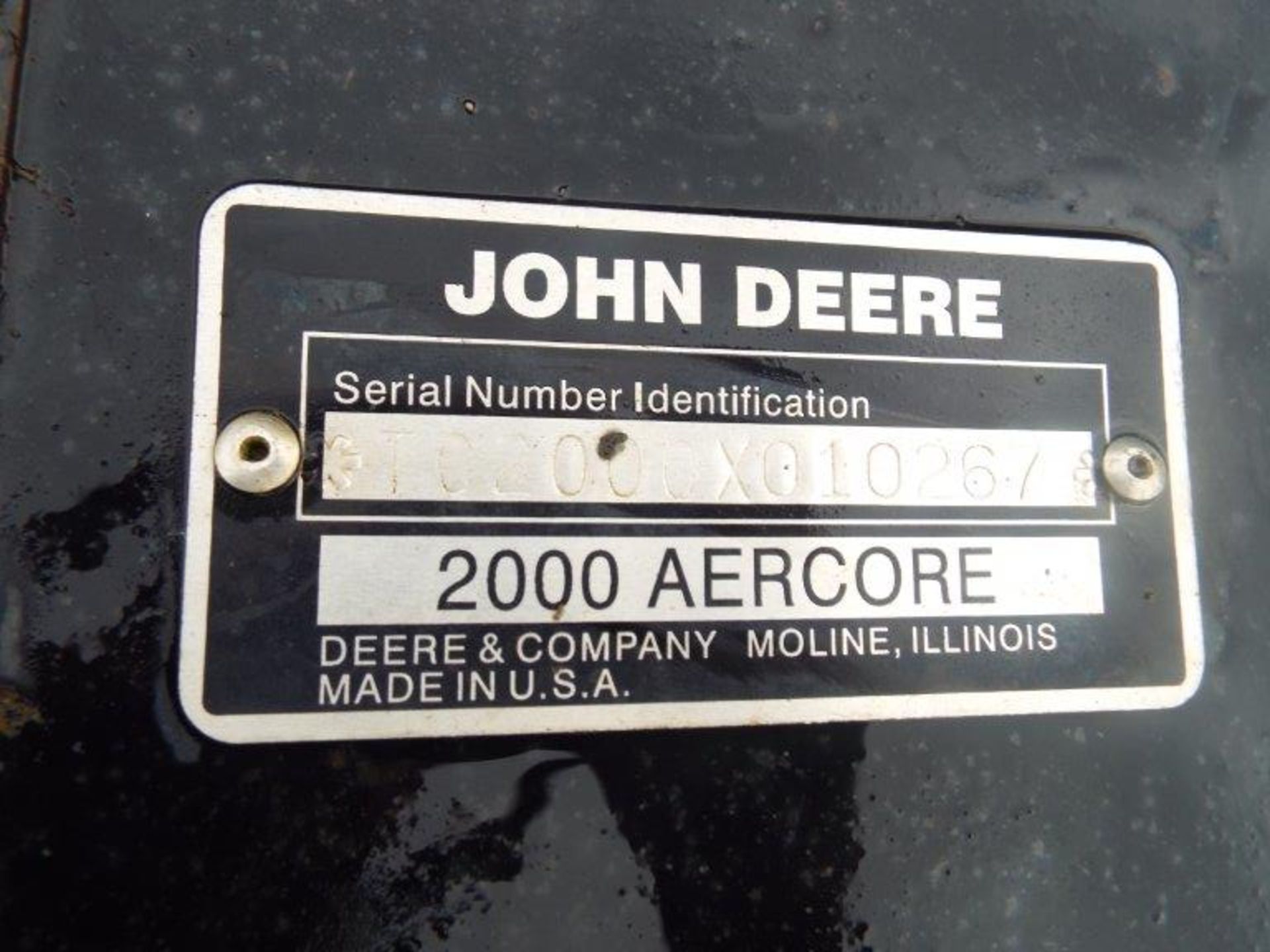 John Deere Aercore 2000 77.5" Tractor Mounted Aerator - Image 9 of 10