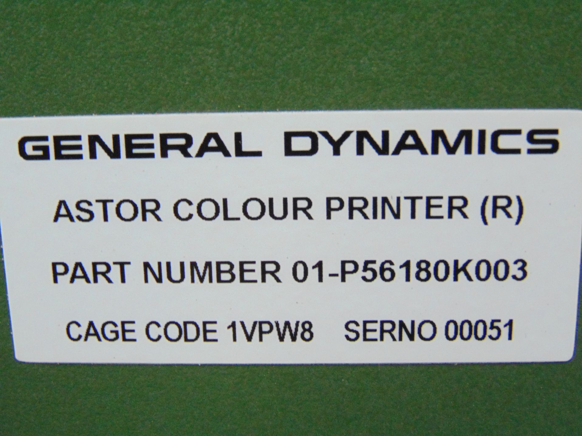 2 X General Dynamics Printers Model No. RDJ6122N - Image 9 of 11