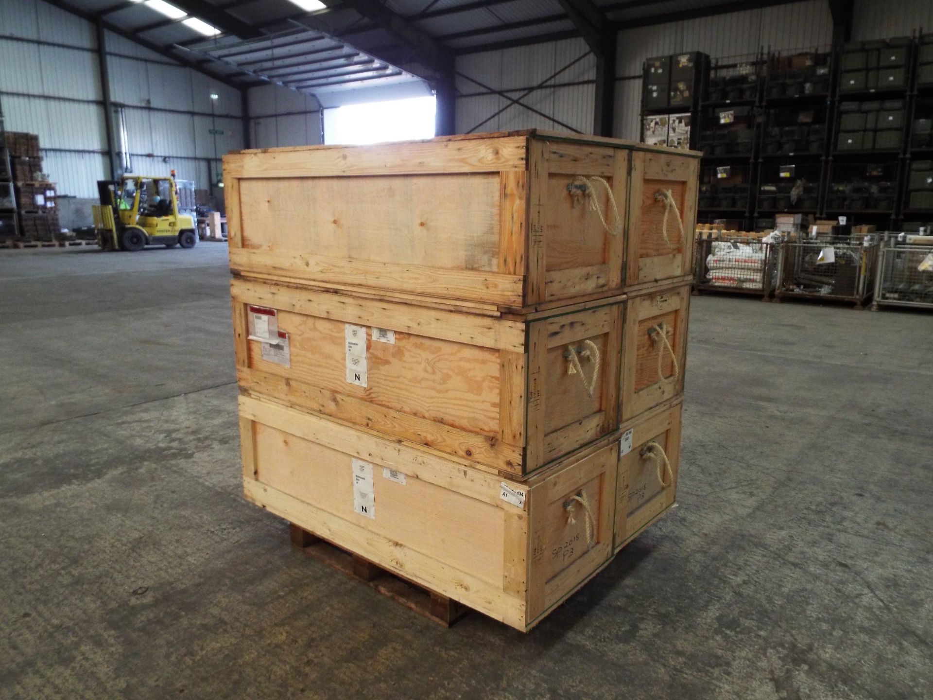 6 x Heavy Duty Packing/Shipping Crates - Bild 6 aus 6