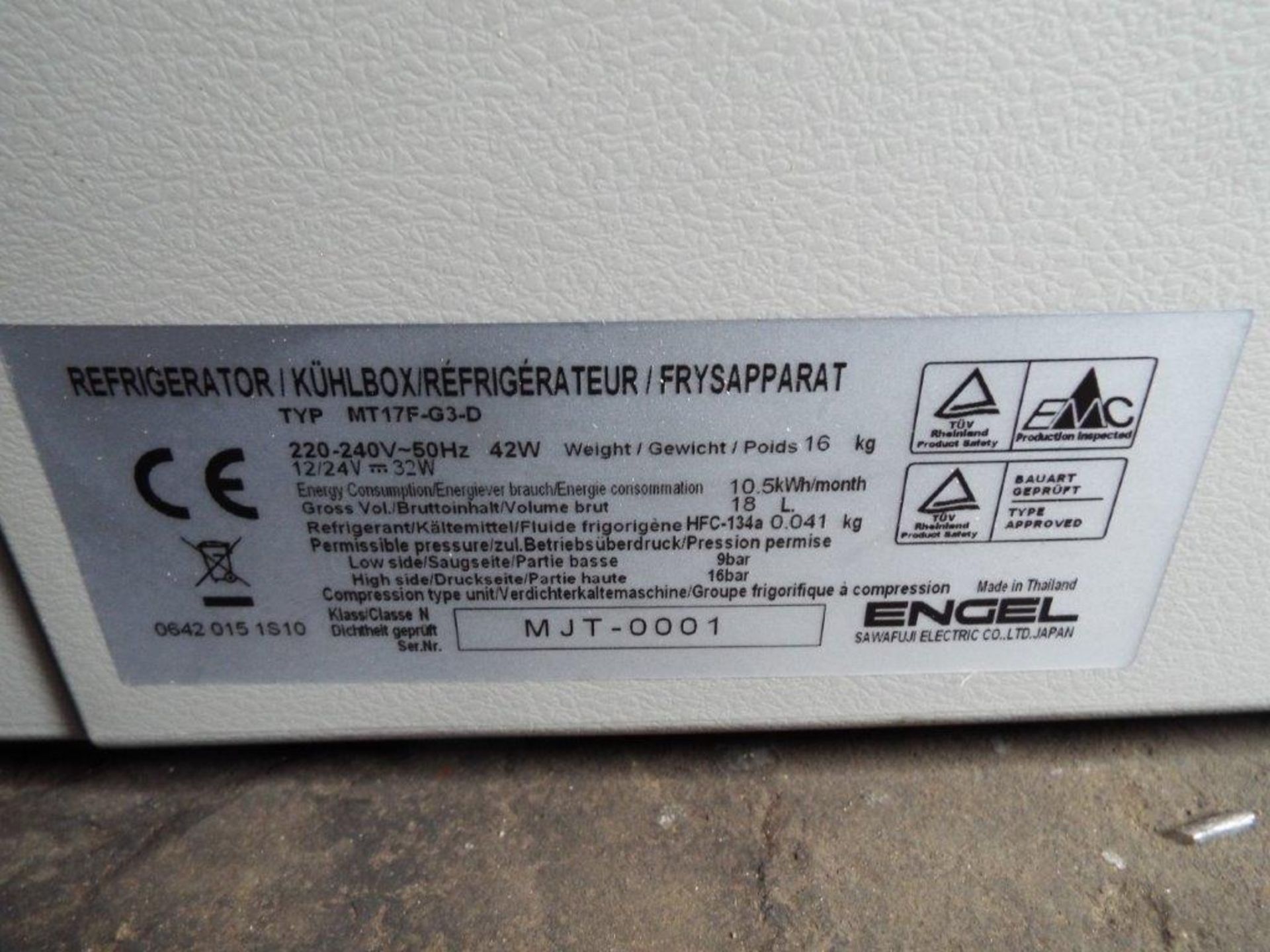 Engel MT17F 12/24V 15 Litre Portable Chest Fridge / Freezer - Image 6 of 9