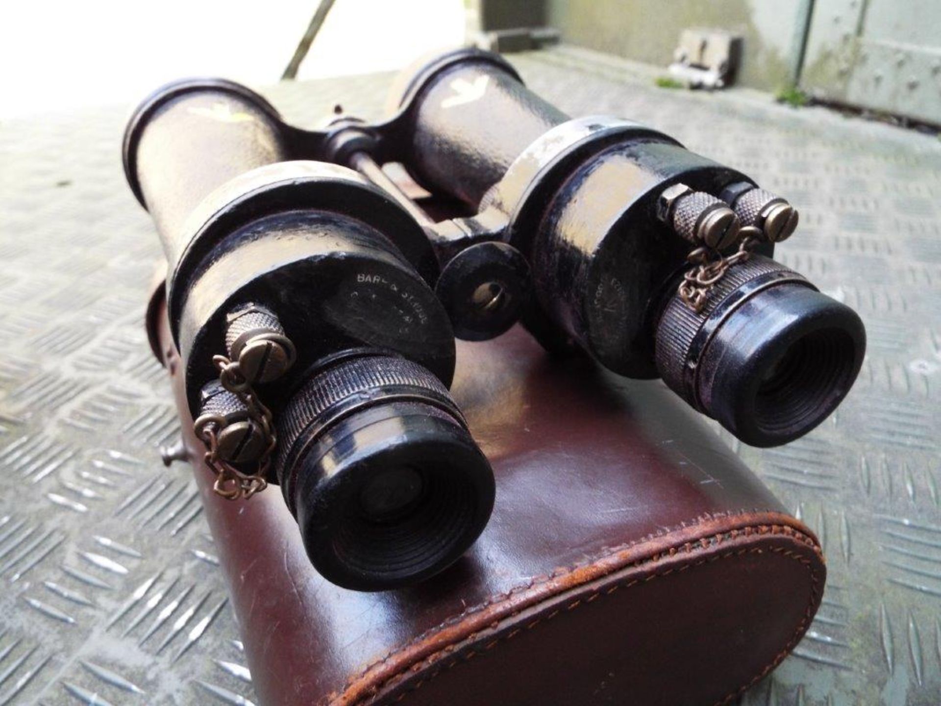 Very Rare WWII Barr & Stroud CF41 7x50 Binoculars - Bild 4 aus 9