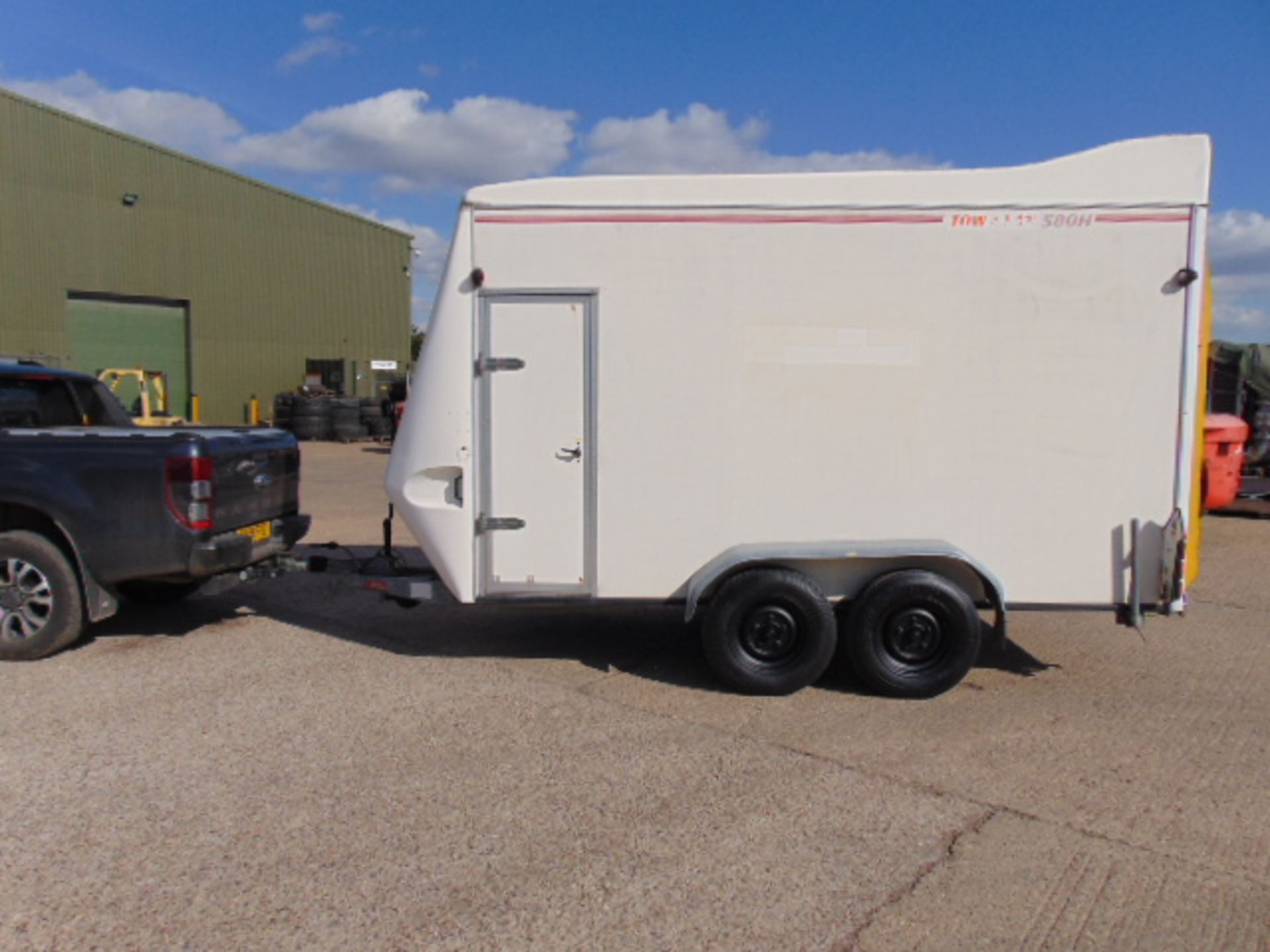 Twin Axle Tow A Van 580H Box Trailer c/w Dropdown Tailgate / Loading Ramp and Solar Panels - Image 6 of 25