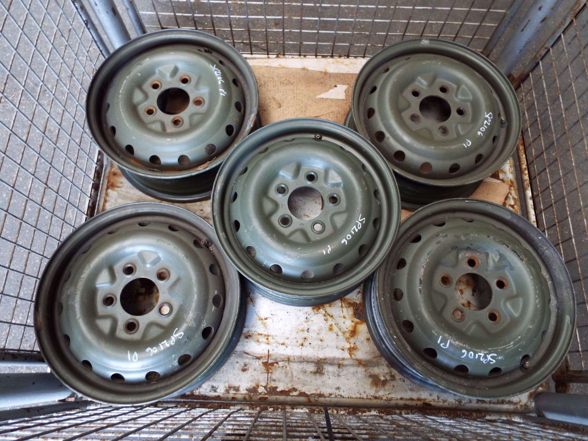 5 x Pinzgauer Wheel Rims