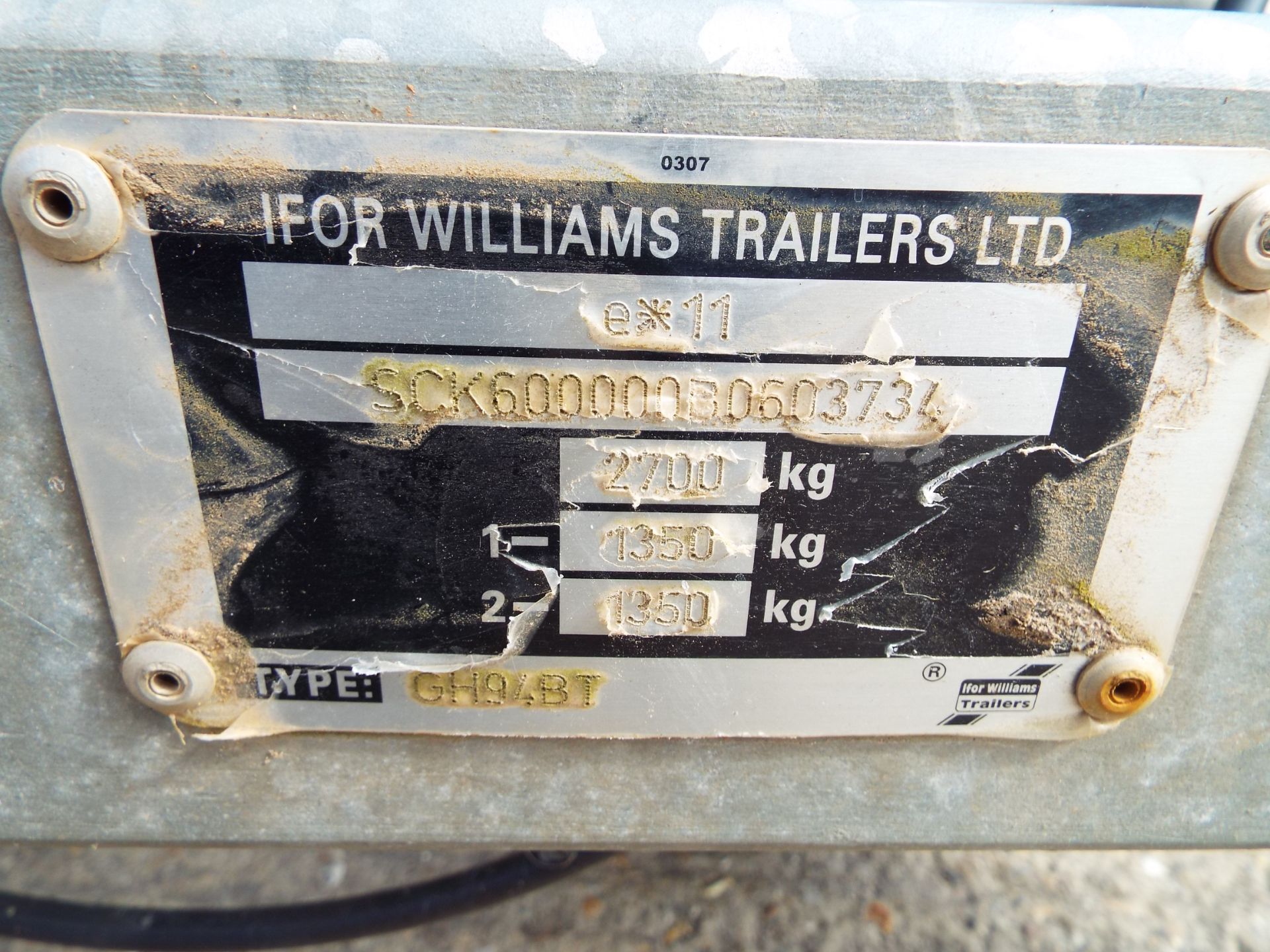 Twin Axle Ifor Williams Small Plant / Mini Digger Trailer - Image 15 of 18