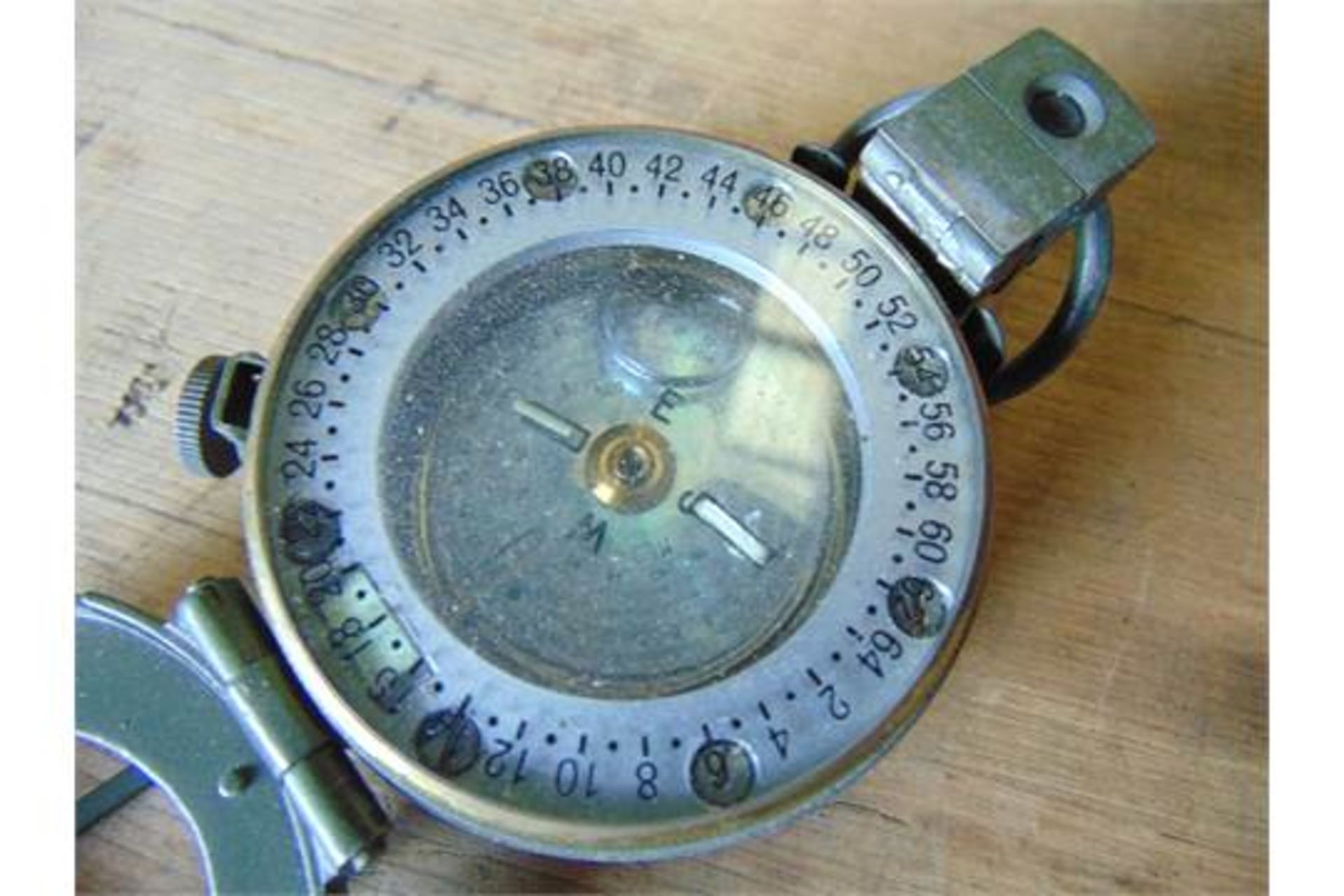 Genuine British Army Stanley Prismatic Marching Compass