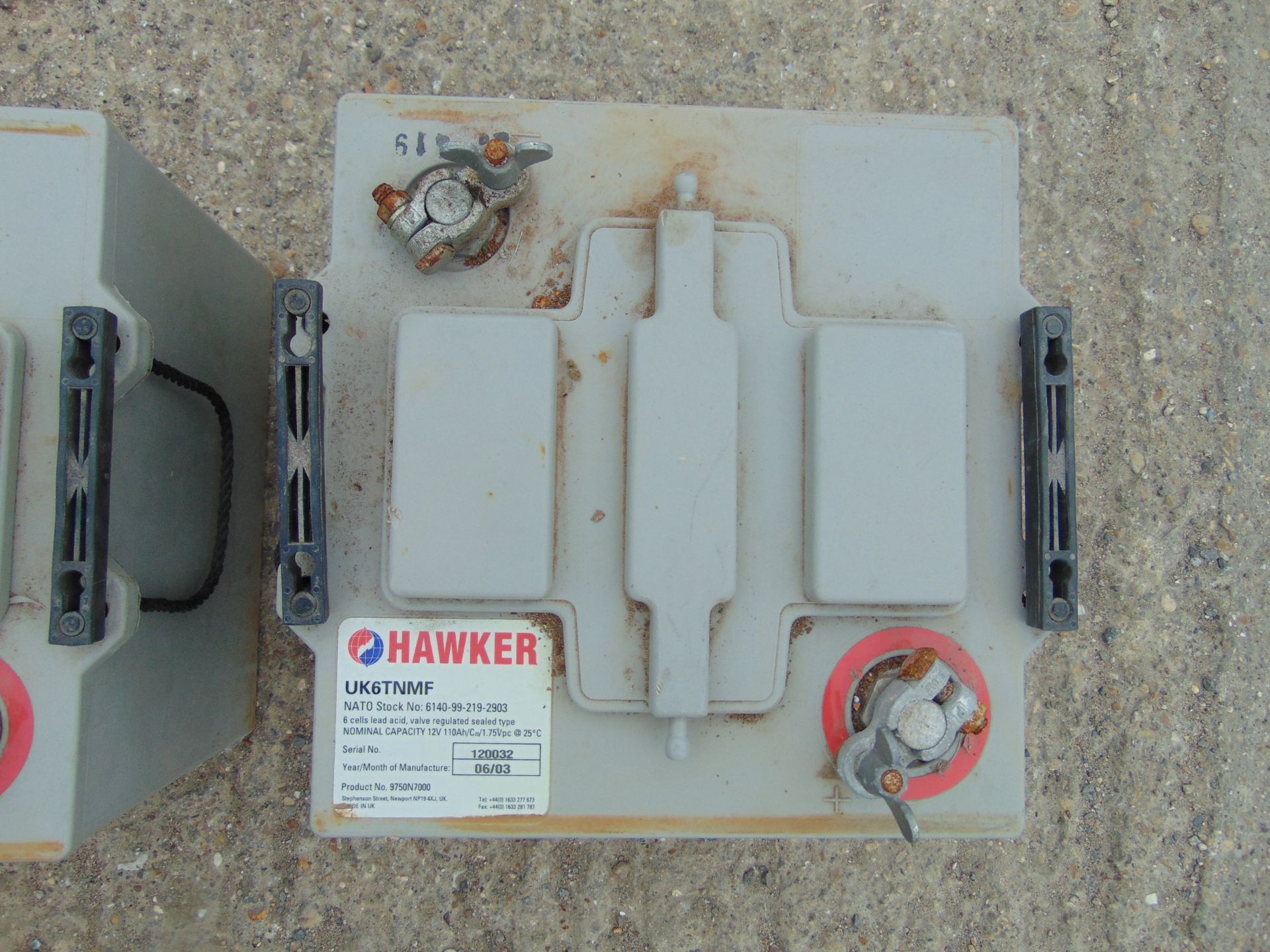 2 x Hawker UK6TNMF Batteries - Image 3 of 4