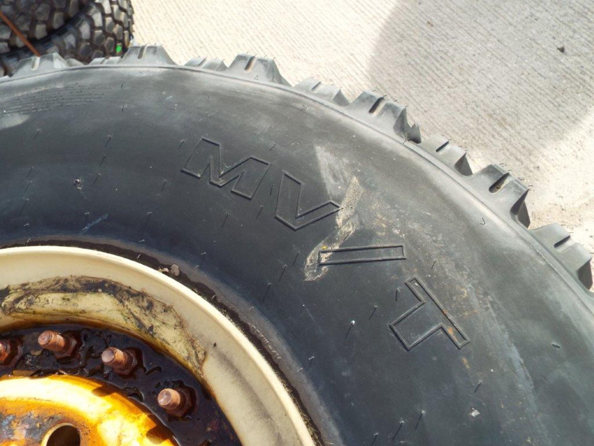 4 x Goodyear MV/T 395/85 R20 Tyres with 10 Stud Rims - Image 7 of 10