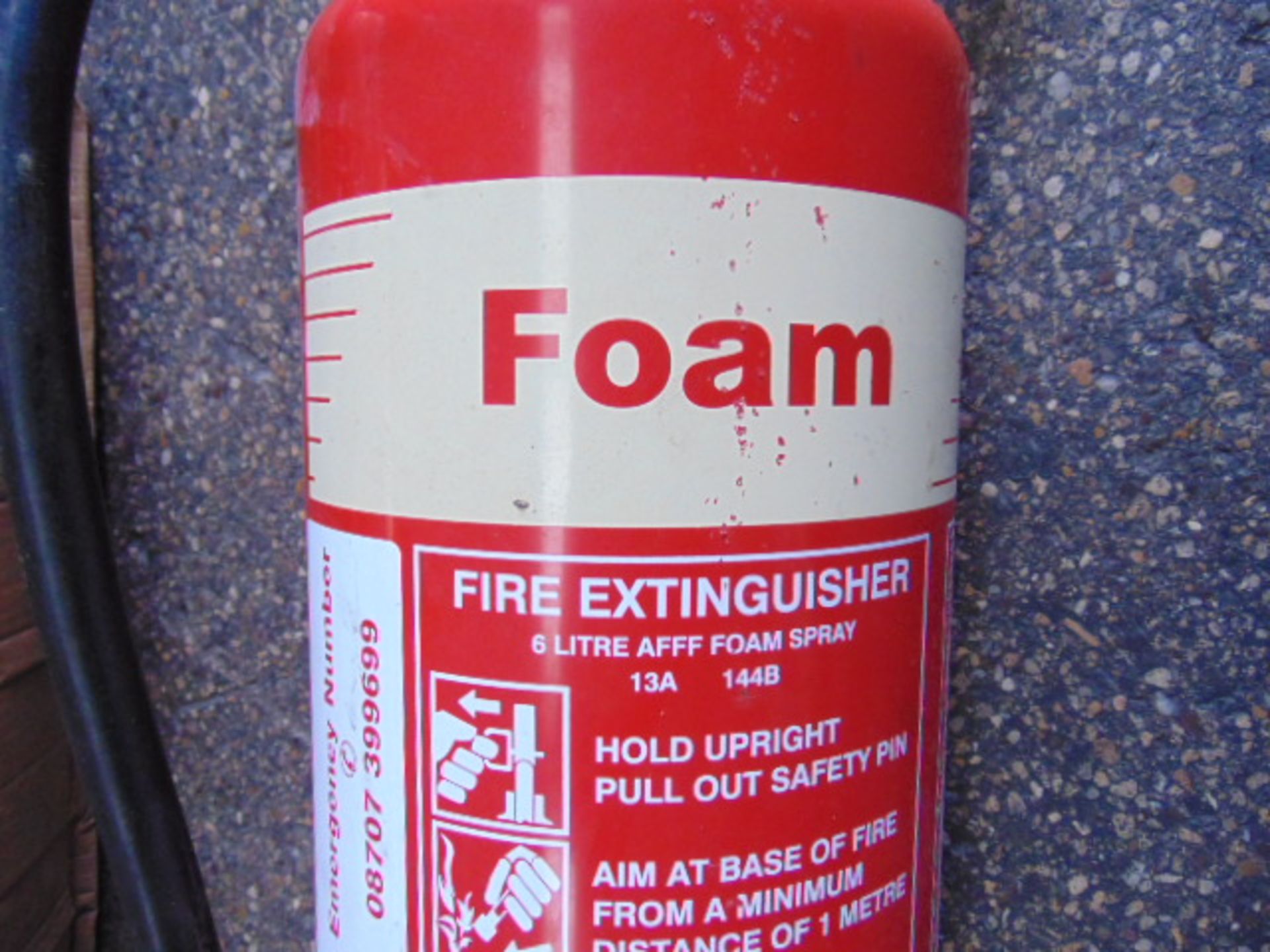 5 x Unissued 6 Litre AFFF Foam Fire Extinguishers - Image 3 of 4