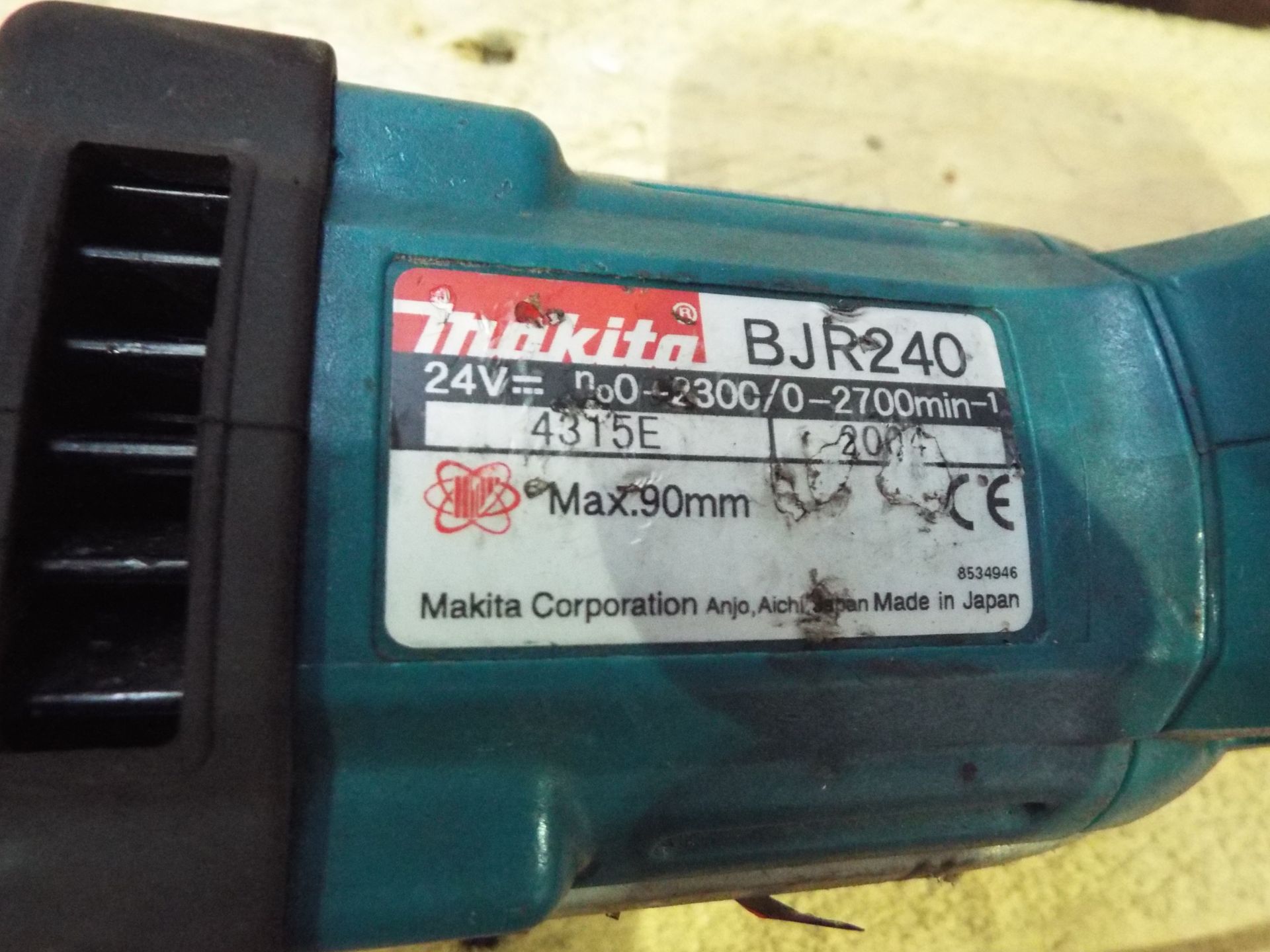 Makita BJR240 Reciprocating Saw with Battery and Charger - Bild 4 aus 7