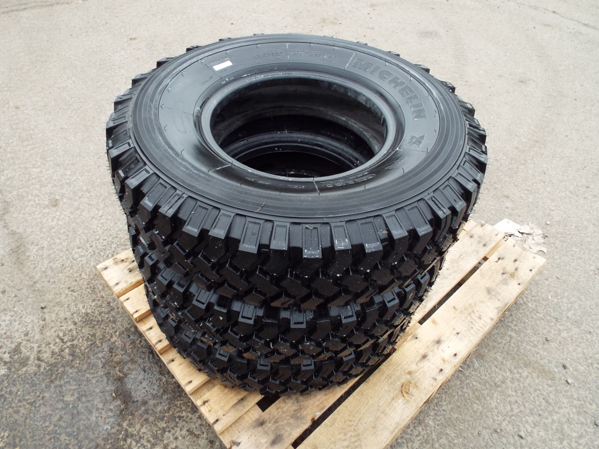 3 x Michelin XZL 8.25 R16 Tyres