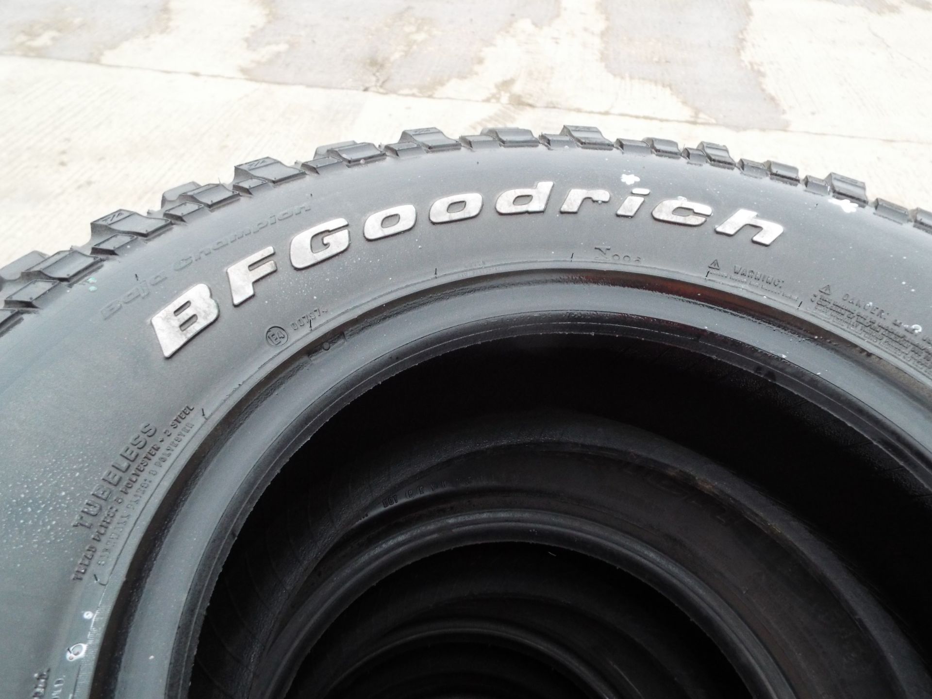4 x BF Goodrich Mud Terrain TA LT 285/75 R16 Tyres - Image 3 of 7