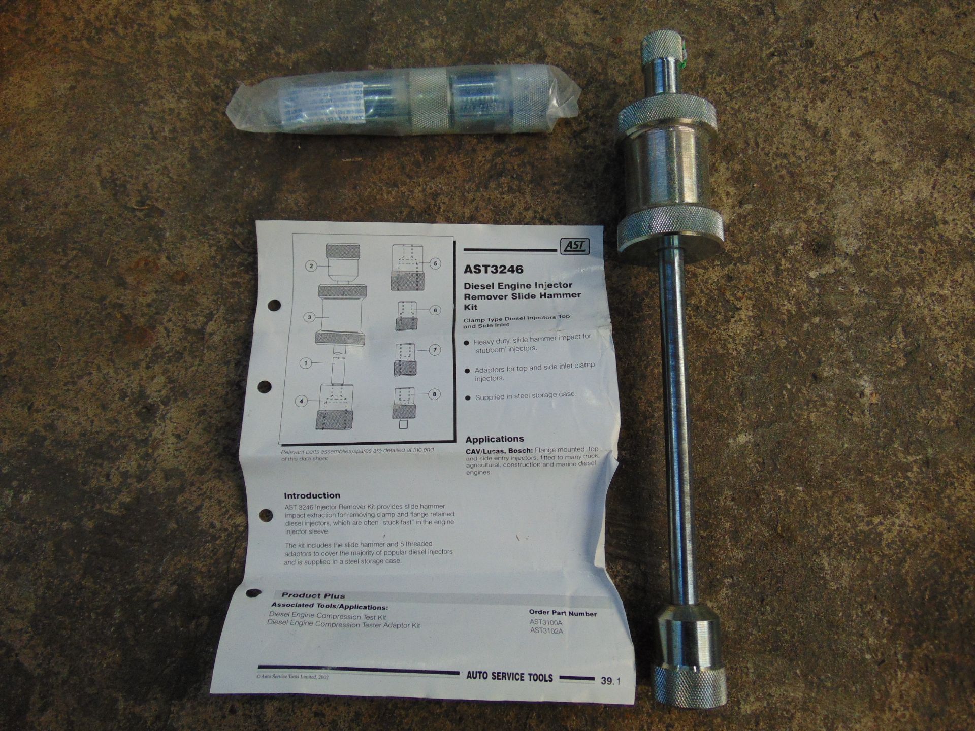 6pc Diesel Injector Puller Set