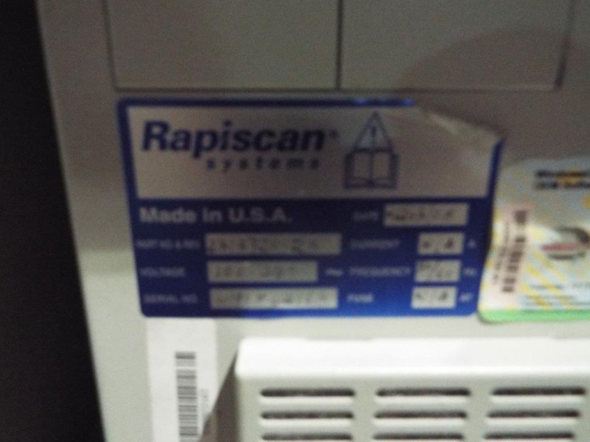 Rapiscan 522 B Security X-Ray System - Image 17 of 24