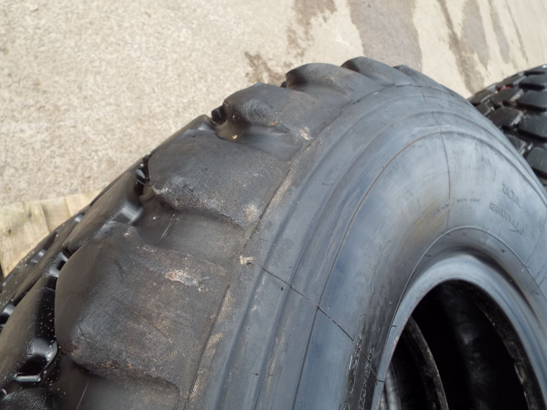 4 x Michelin XZL 395/85 R20 Tyres - Image 12 of 12