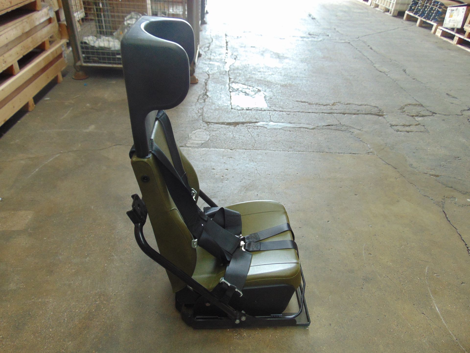 Unissued FV Drivers Seat Complete with Frame and 5 Point Harness - Image 8 of 10