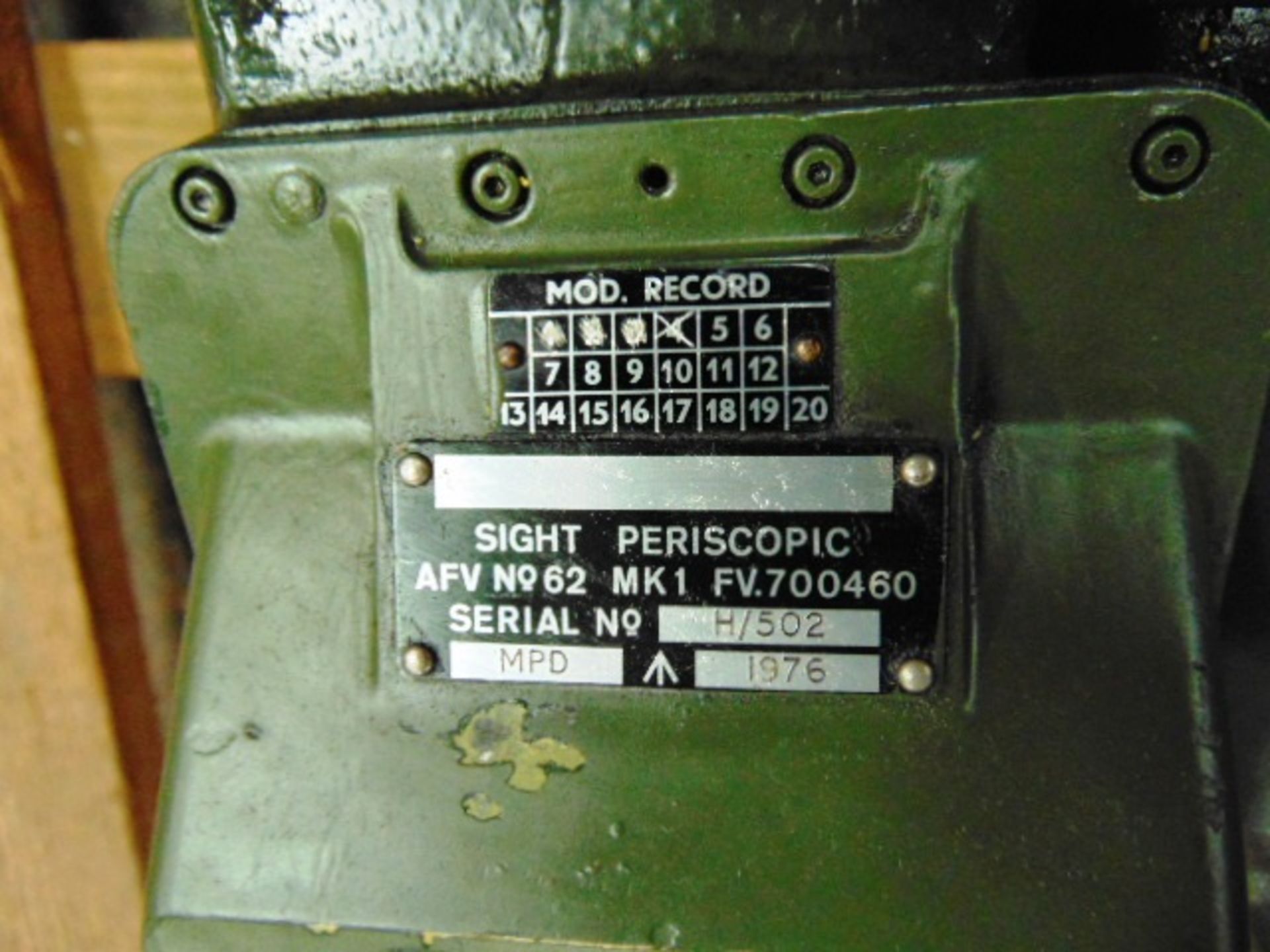 AFV No.62 MK1 Periscope P/No FV700460 - Image 9 of 10