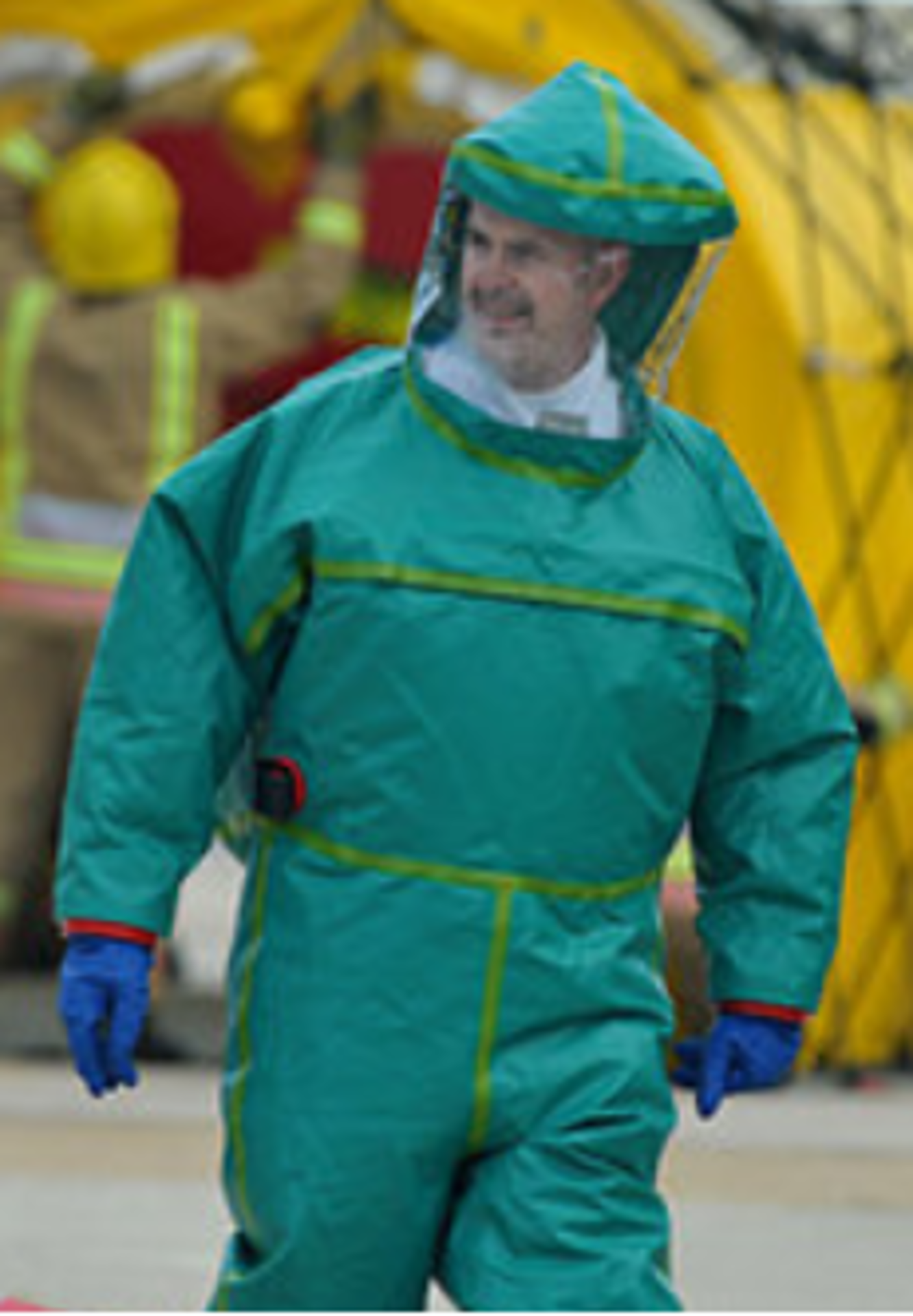 Respirex Respiratory Protective Clothing Training Suit with Attached Boots and Gloves etc