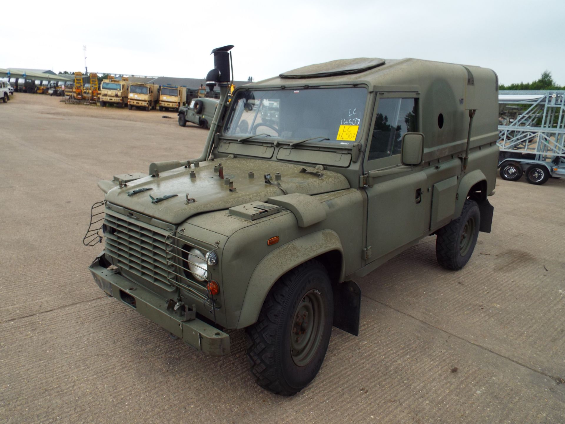 Royal Marines a Very Rare Winter/Water Land Rover Wolf 110 Hard Top