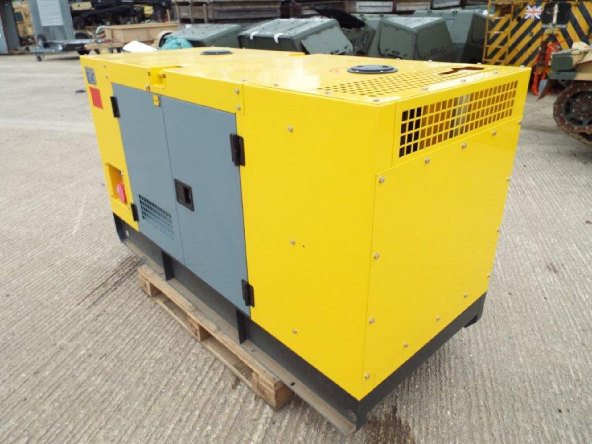 UNISSUED WITH TEST HOURS ONLY 40 KVA 3 Phase Silent Diesel Generator Set - Image 4 of 20