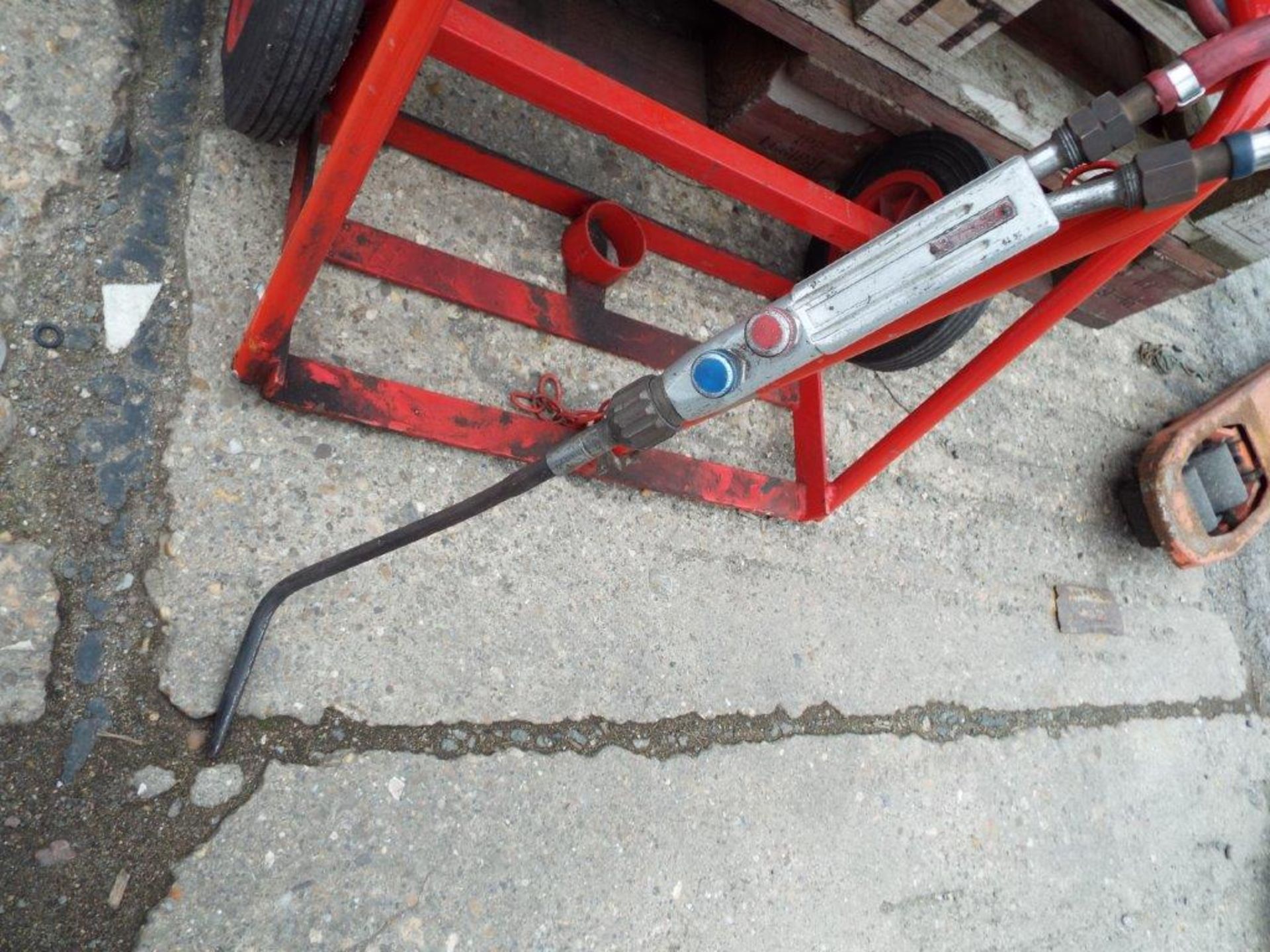 Oxy Acetylene Cutting Kit with Gas Bottle Trolley - Image 3 of 7