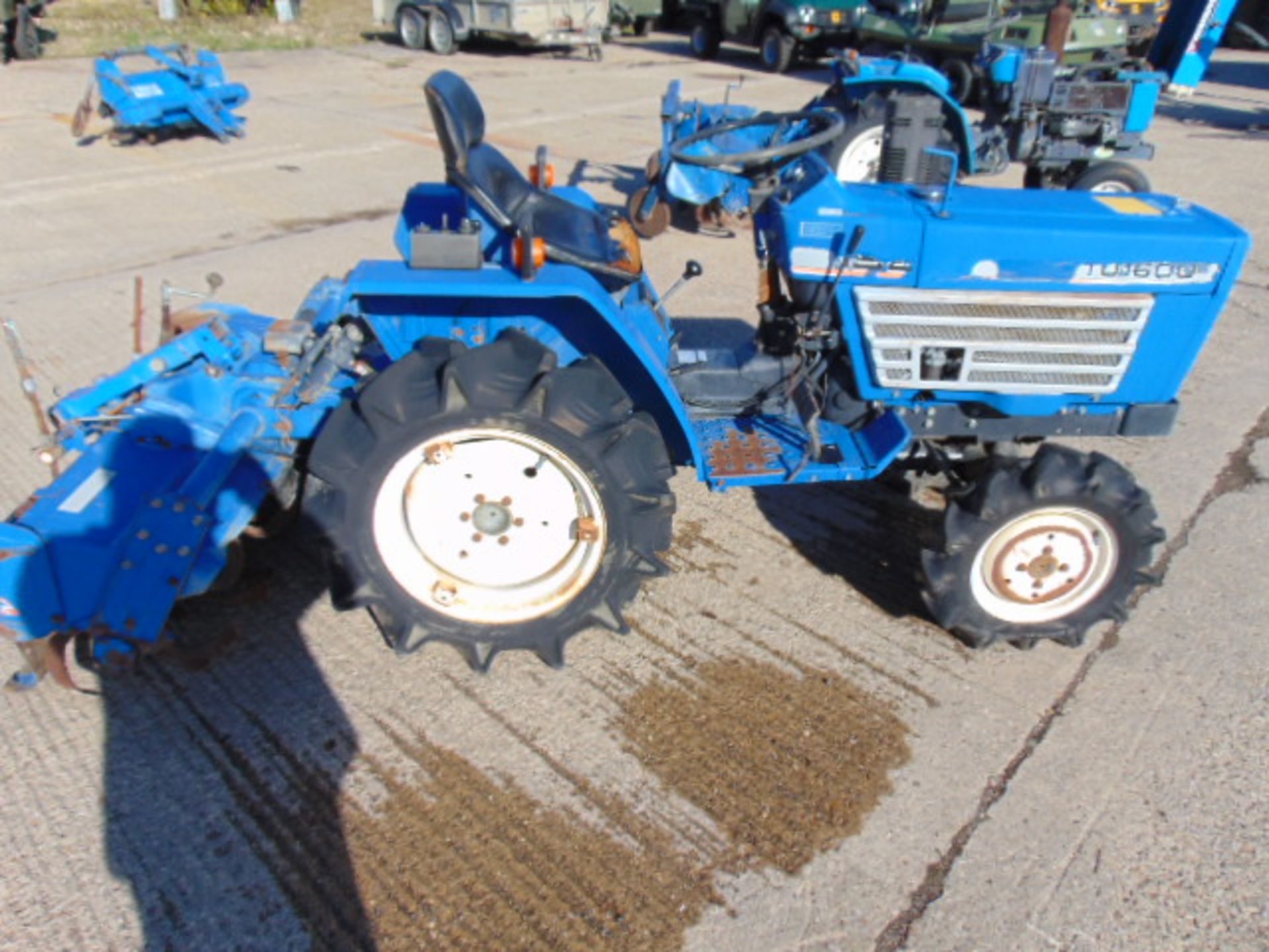 Iseki TU1600 Compact Tractor c/w Iseki SAR 1300 Rotovator 987 hours ONLY - Bild 7 aus 17