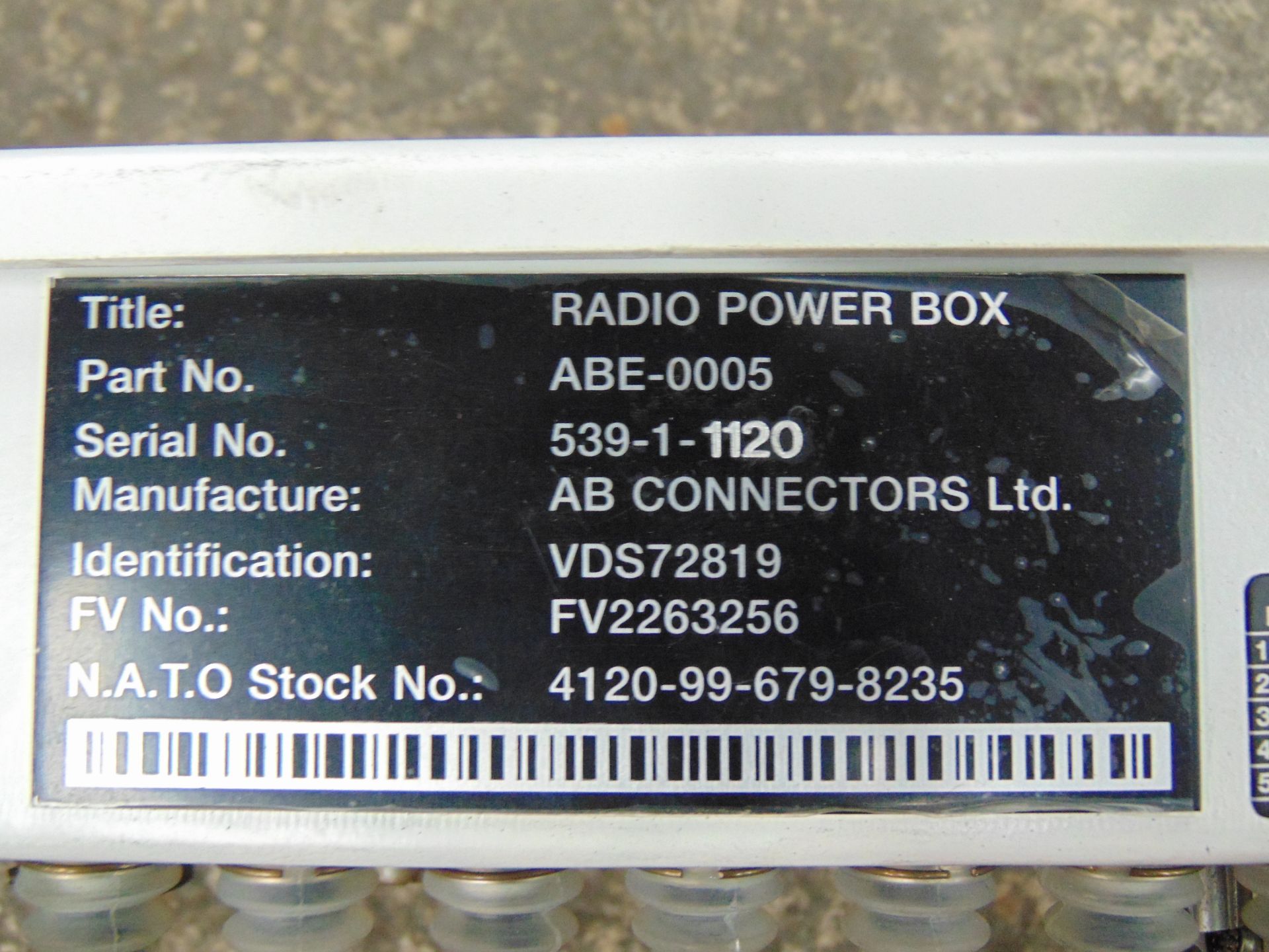 8 x Radio Power Supply Boxes P/no ABE-0005 - Image 5 of 6