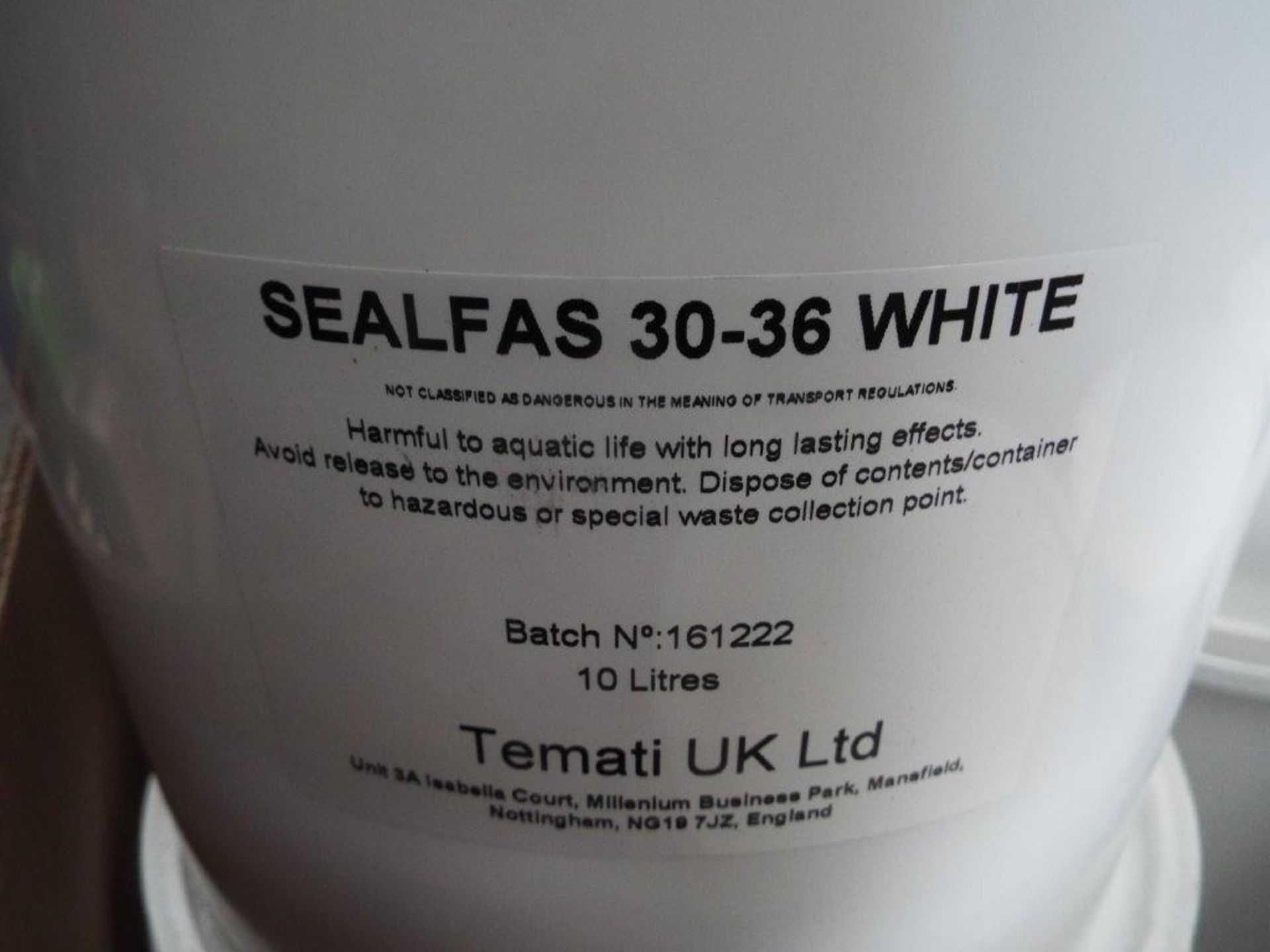 45 x Unissued 10L Tubs of Sealfas 30-36 Coating - Bild 2 aus 3