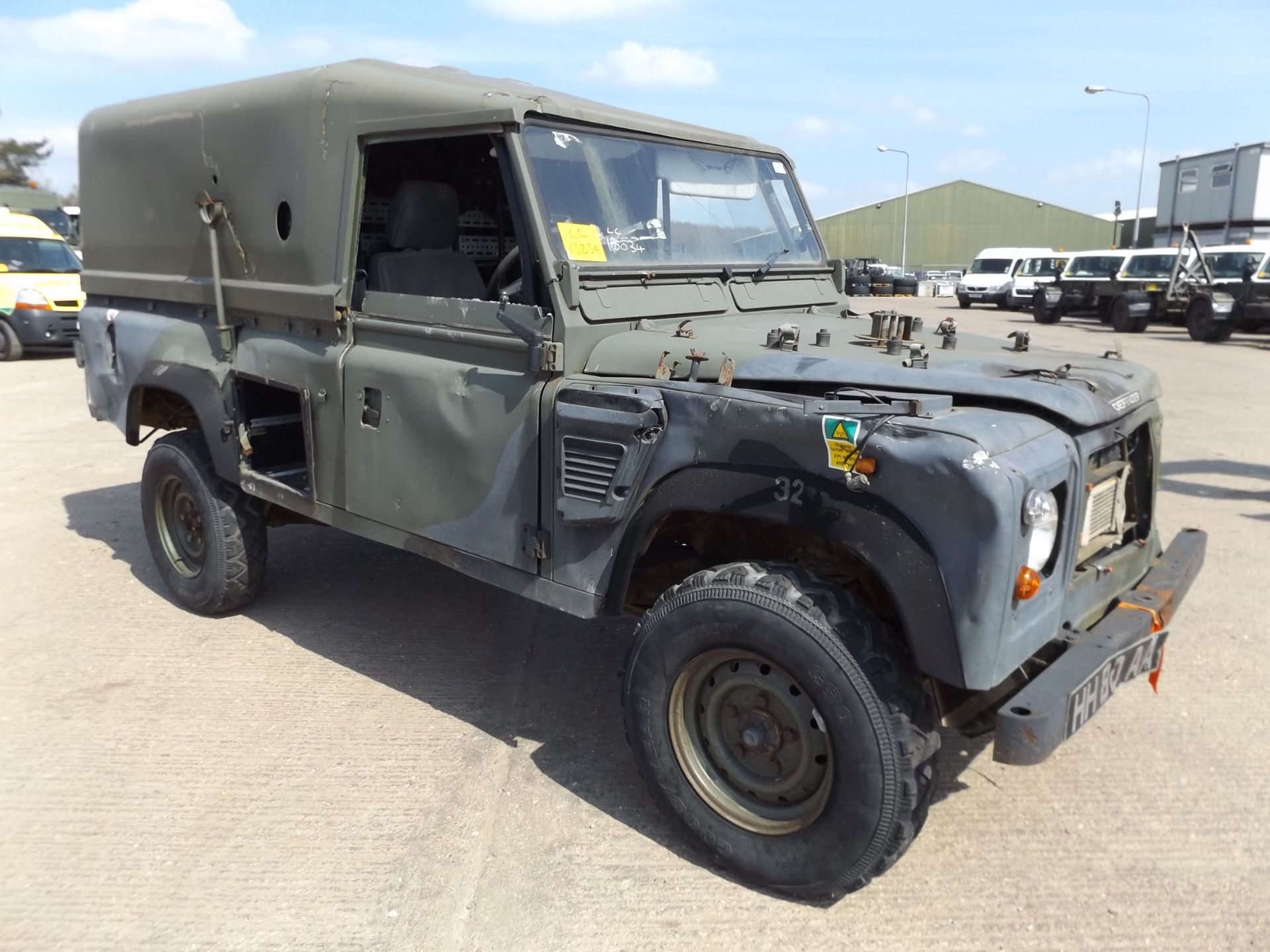 Land Rover Wolf 110 Soft Top suitable for spares or repairs