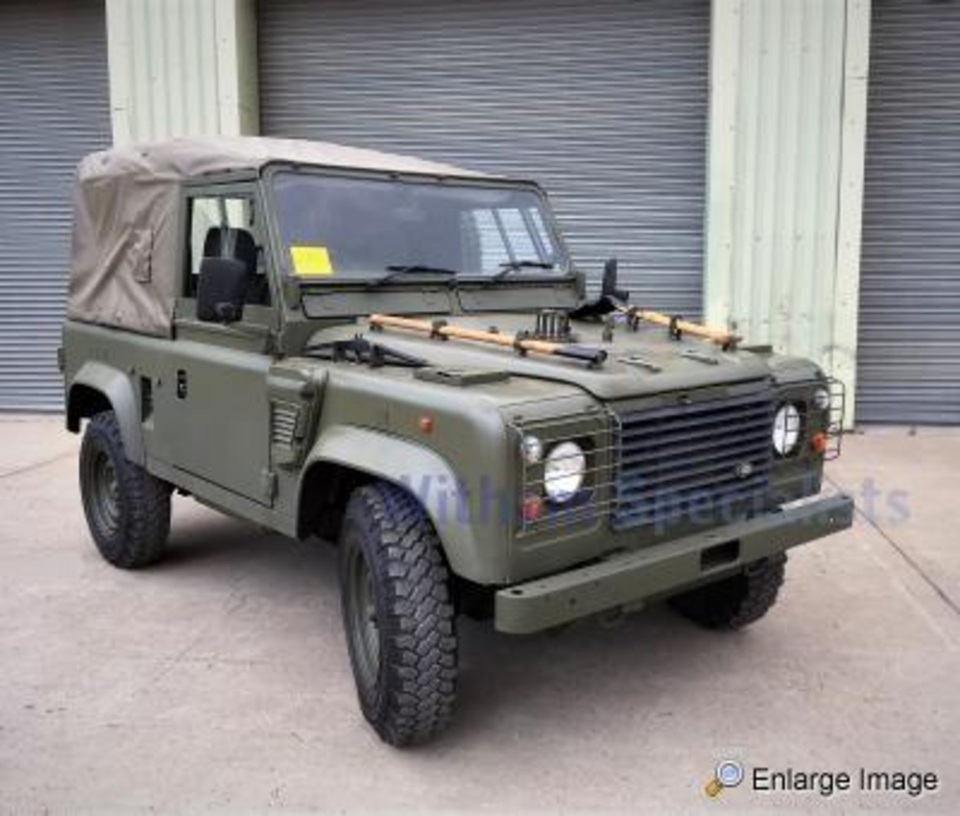 Rarely Available upgraded REMUS RHD Land Rover Wolf 90 300Tdi Soft Top