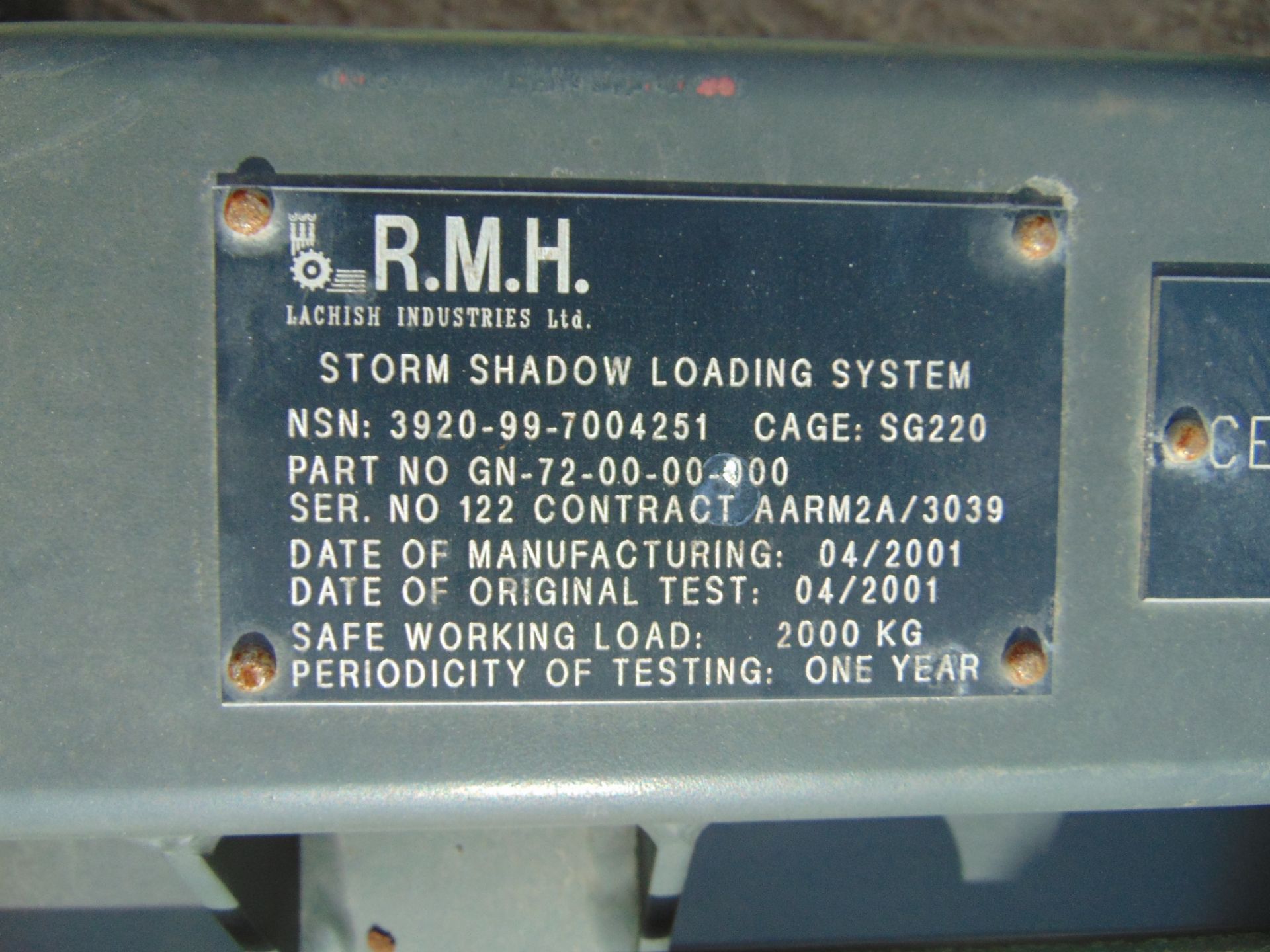 Storm Shadow Cruise Missile Loading Trolley - Image 8 of 9