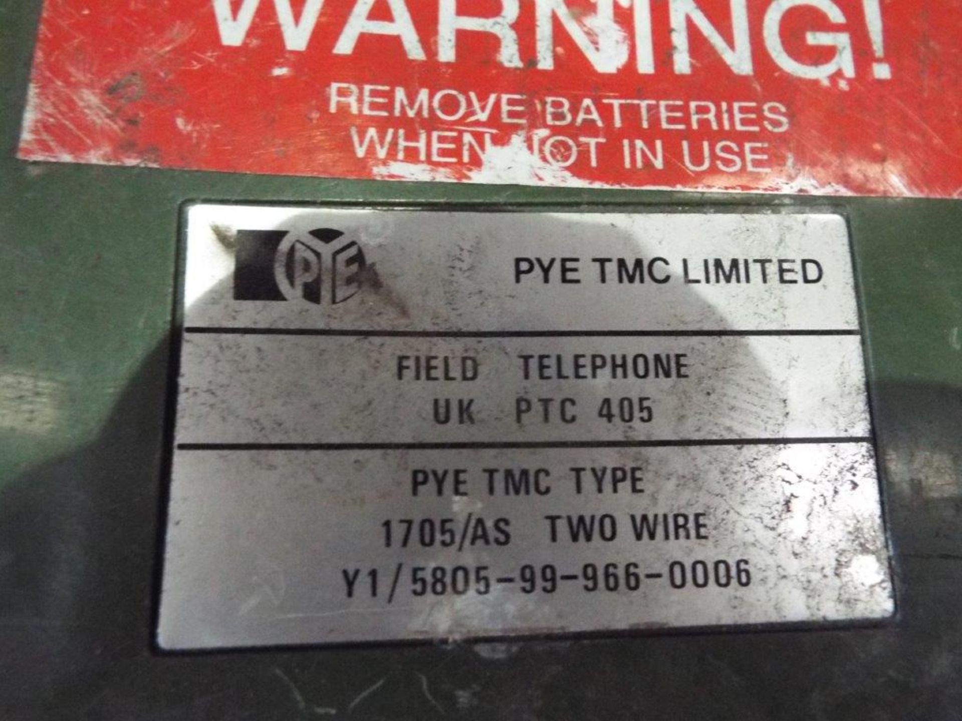 2 x PYE TMC Field Telephones - Bild 5 aus 6