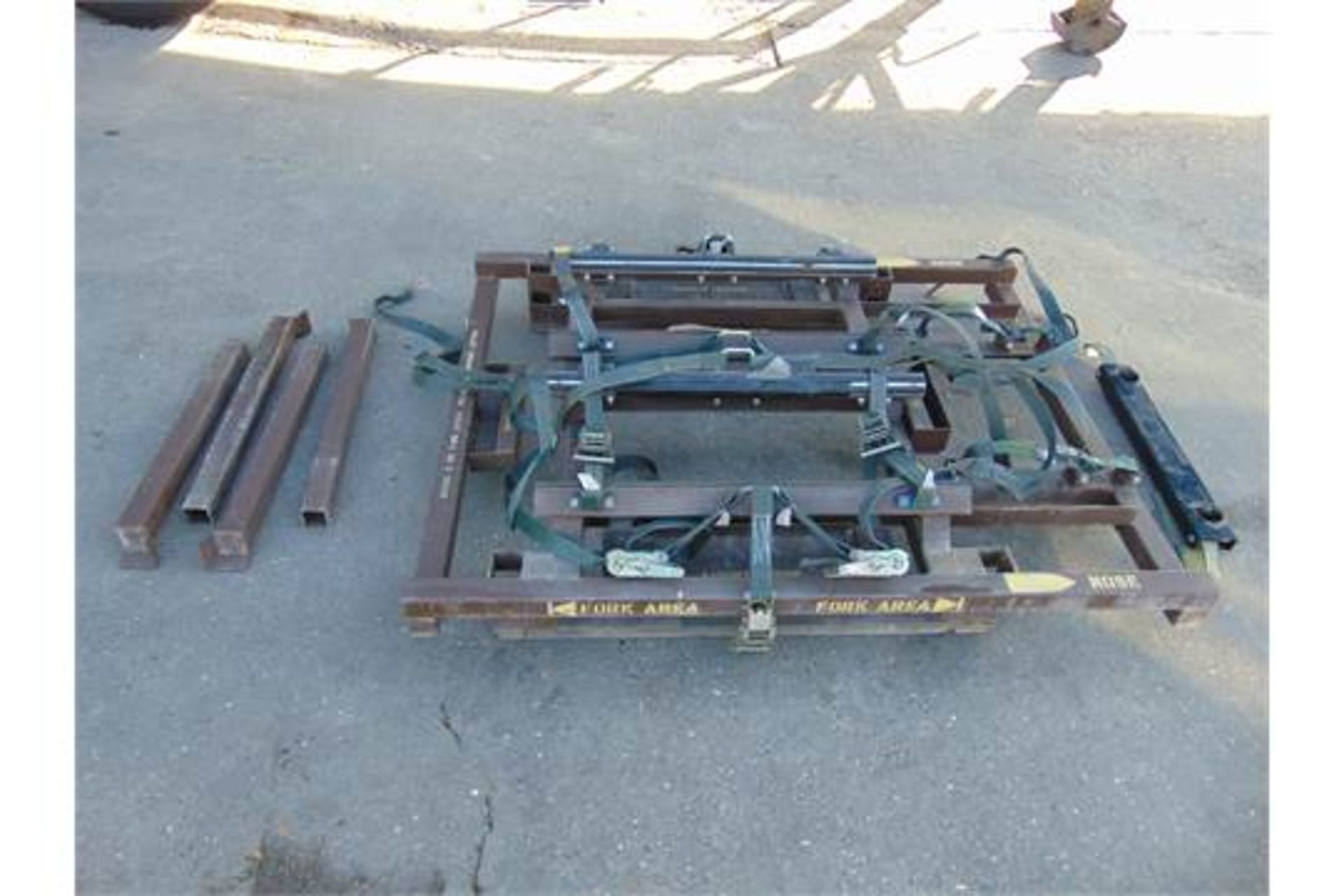 2 x A1047 Mk 3 Stacking Armament / Bomb Pallets with Webbing - Image 9 of 10