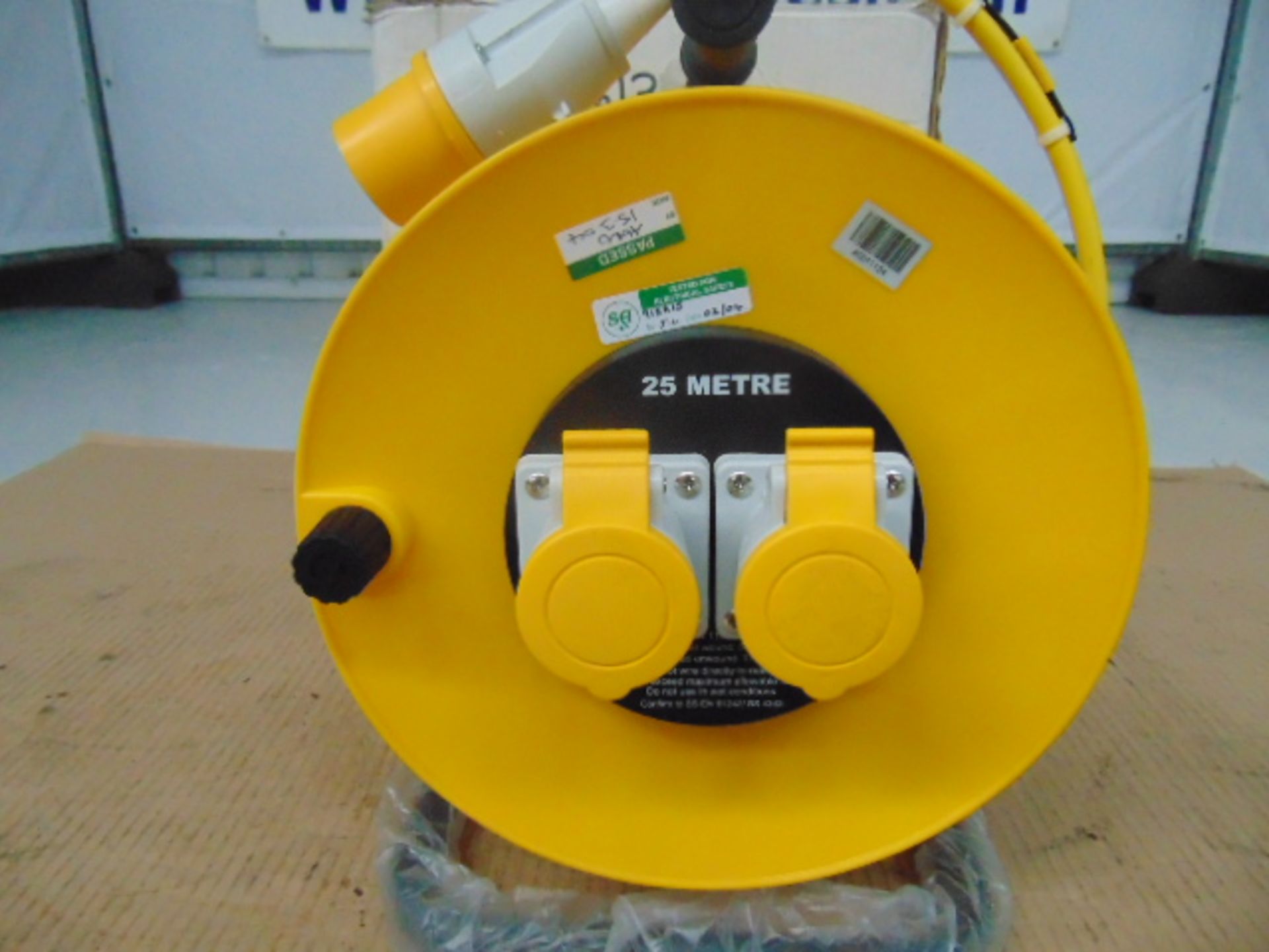 Unissued 110V 25m Extension Cable Reel - Image 2 of 8