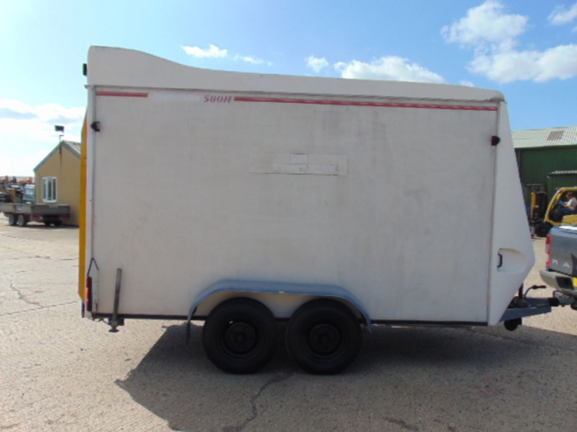 Twin Axle Tow A Van 580H Box Trailer c/w Dropdown Tailgate / Loading Ramp and Solar Panels - Image 3 of 25